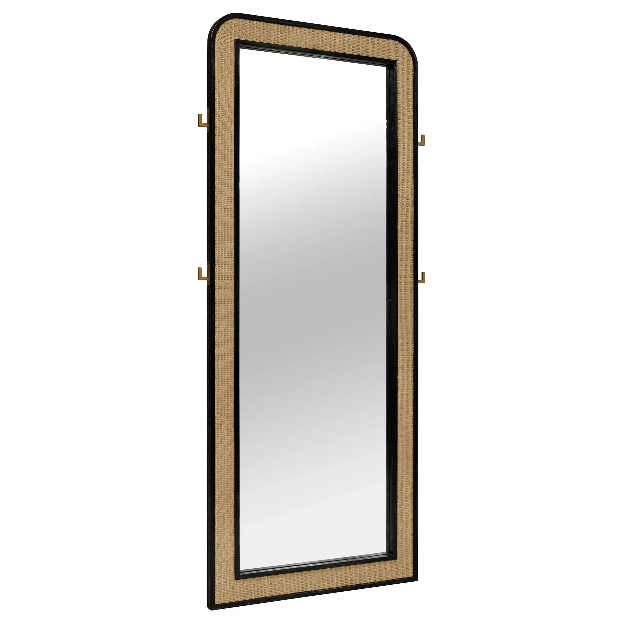 Arini - Cane Weave Full Length Standing Floor Mirror - Best Buy Furniture