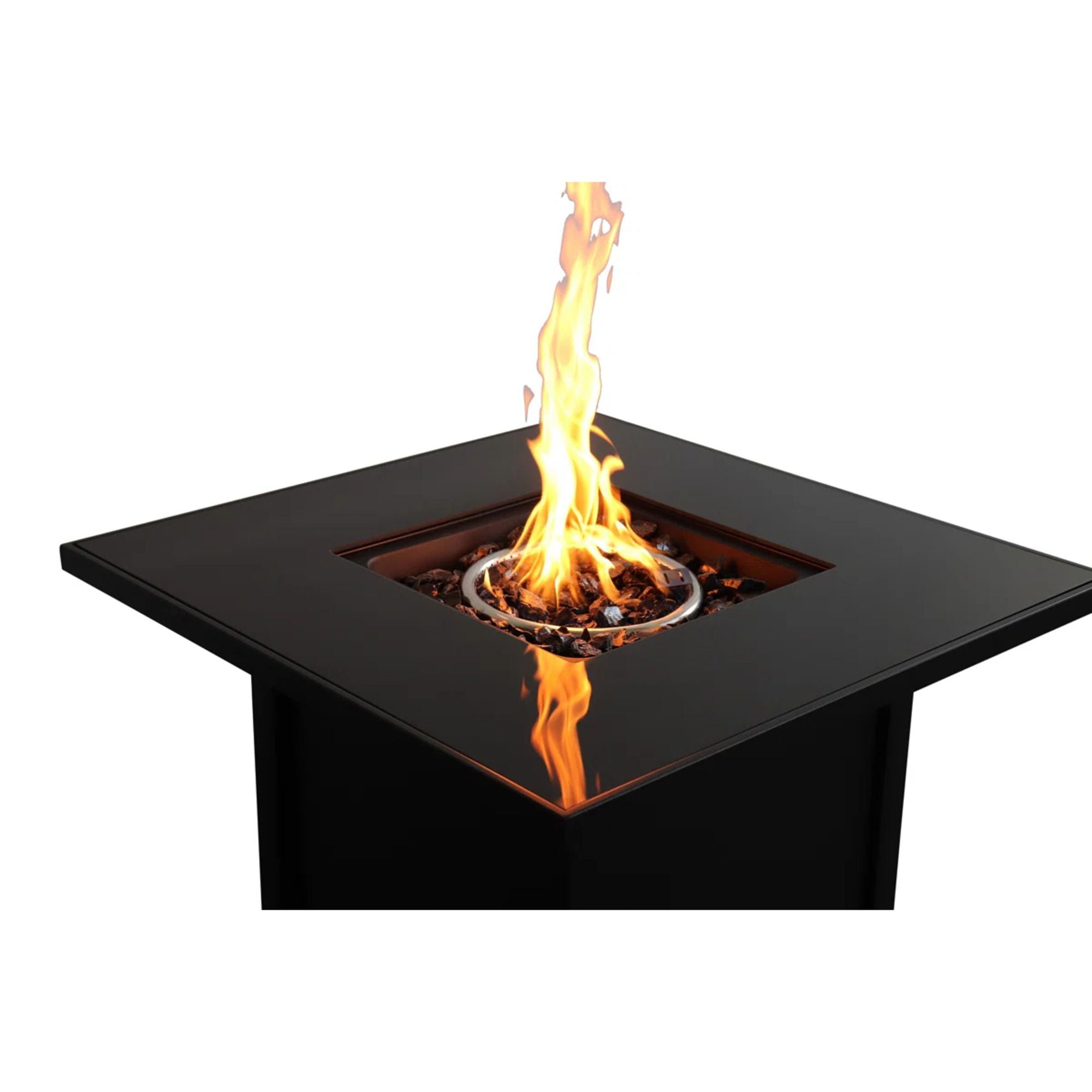 Outdoor Fire Pit For Outdoor Home Garden Backyard Fireplace - Black - Best Buy Furniture