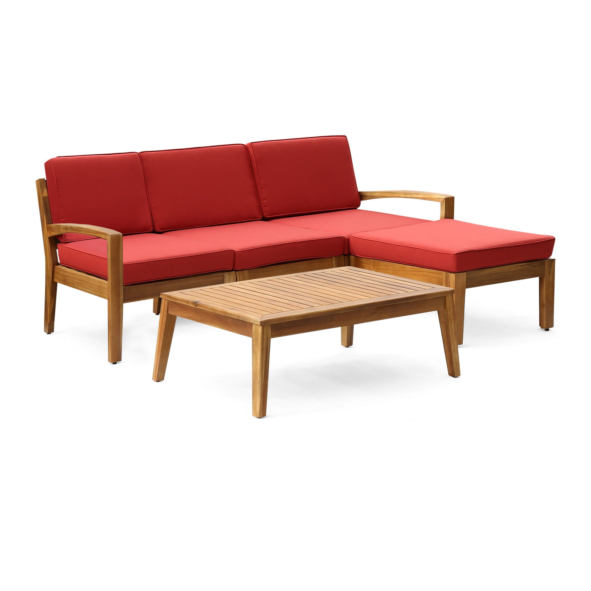 Grenada - L Shape - Red - Best Buy Furniture