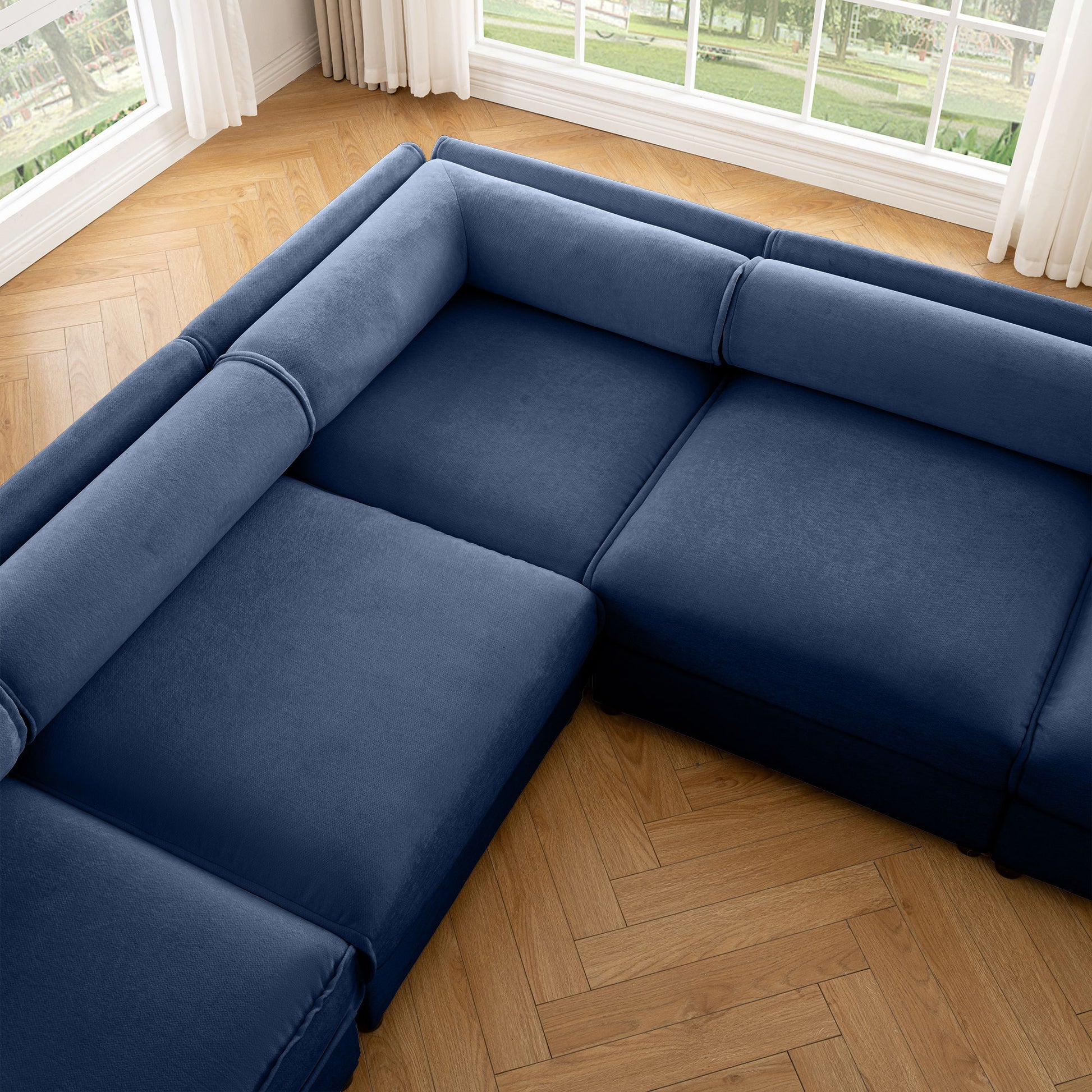 Modern Modular Sectional Sofa With Storag, Contemporary Cylindrical Design - Best Buy Furniture
