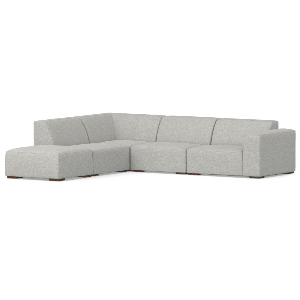 Rex - Handcrafted Sectional Sofa And Ottoman - Best Buy Furniture