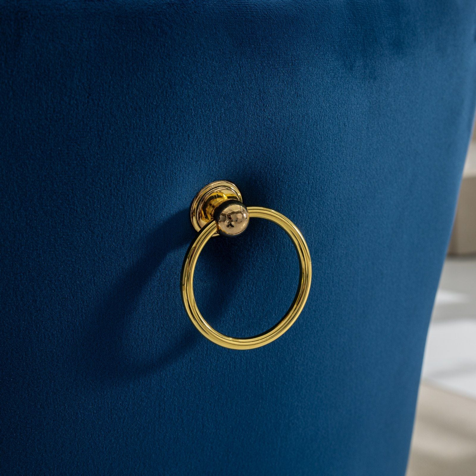 Nikki - Modern, High-End Tufted Solid Wood Contemporary Velvet Upholstered Dining Chair With Golden Stainless Steel Plating Legs, Nailhead Trim (Set of 2) - Best Buy Furniture