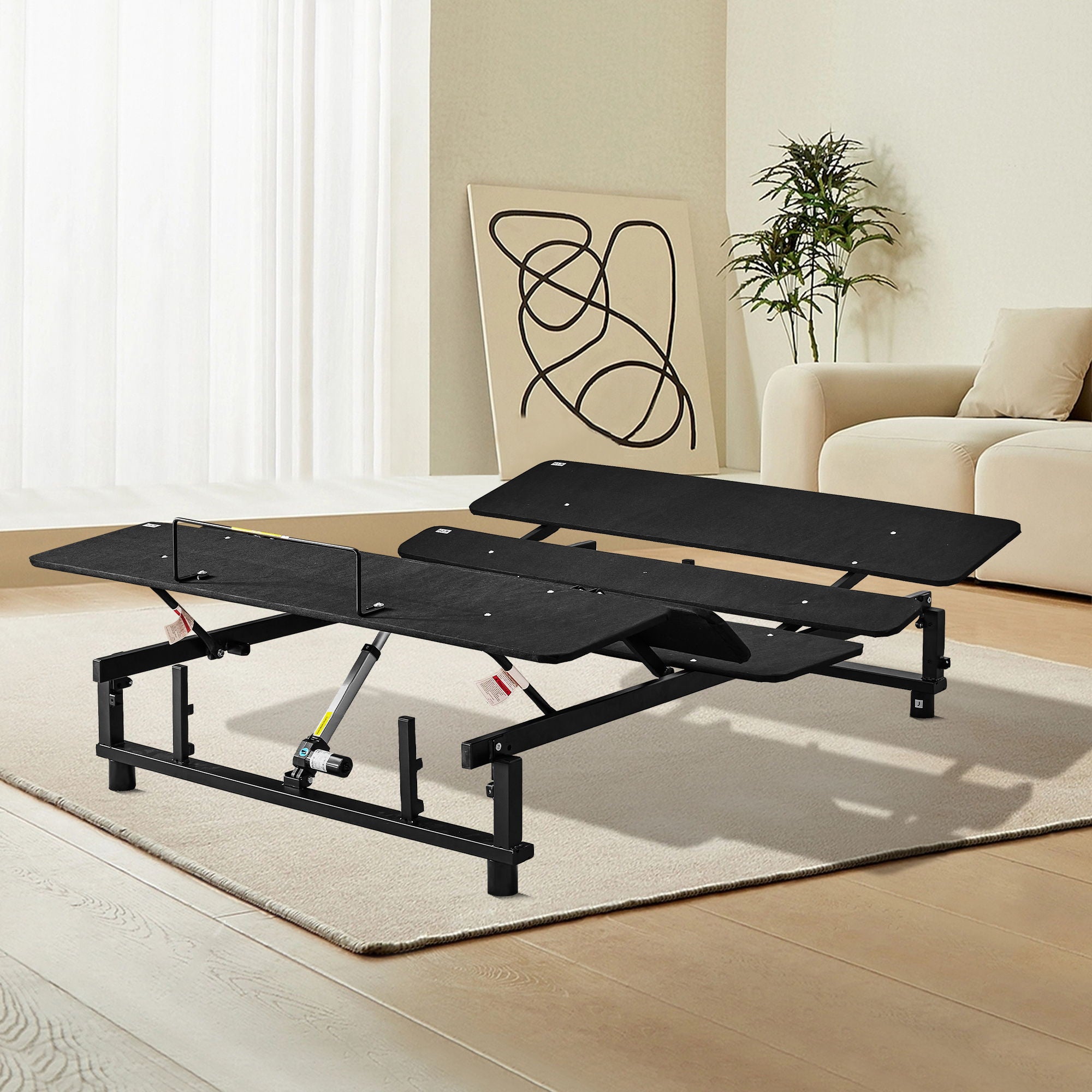 Adjustable Bed Base Frame With Head And Foot Incline And Wireless Remote - Best Buy Furniture