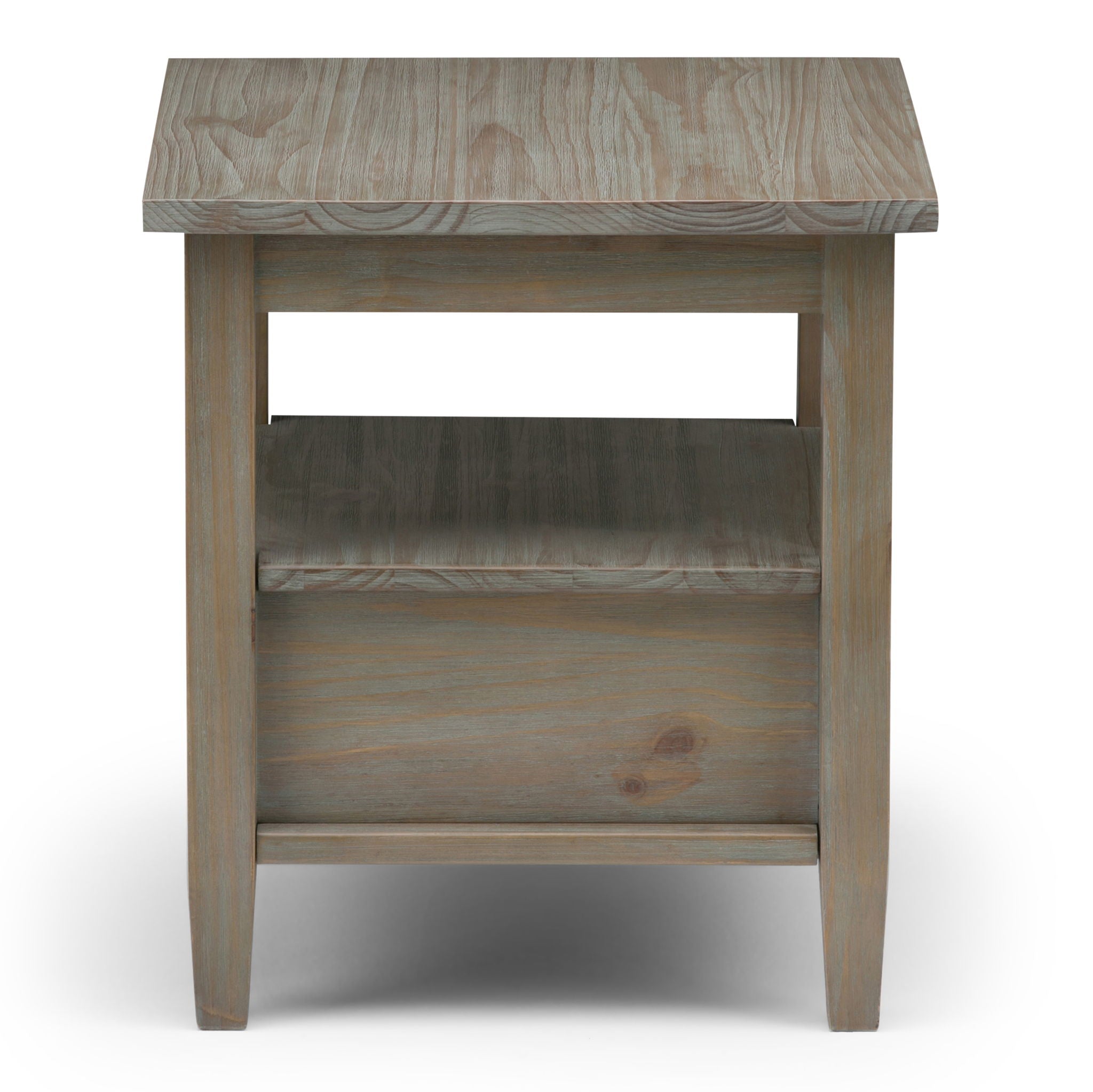 Warm Shaker - End Table - Distressed Gray - Best Buy Furniture