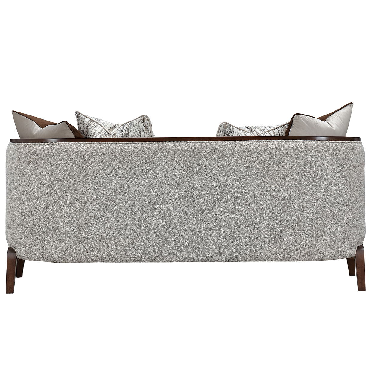Houston - Loveseat - Pebble / Walnut - Best Buy Furniture