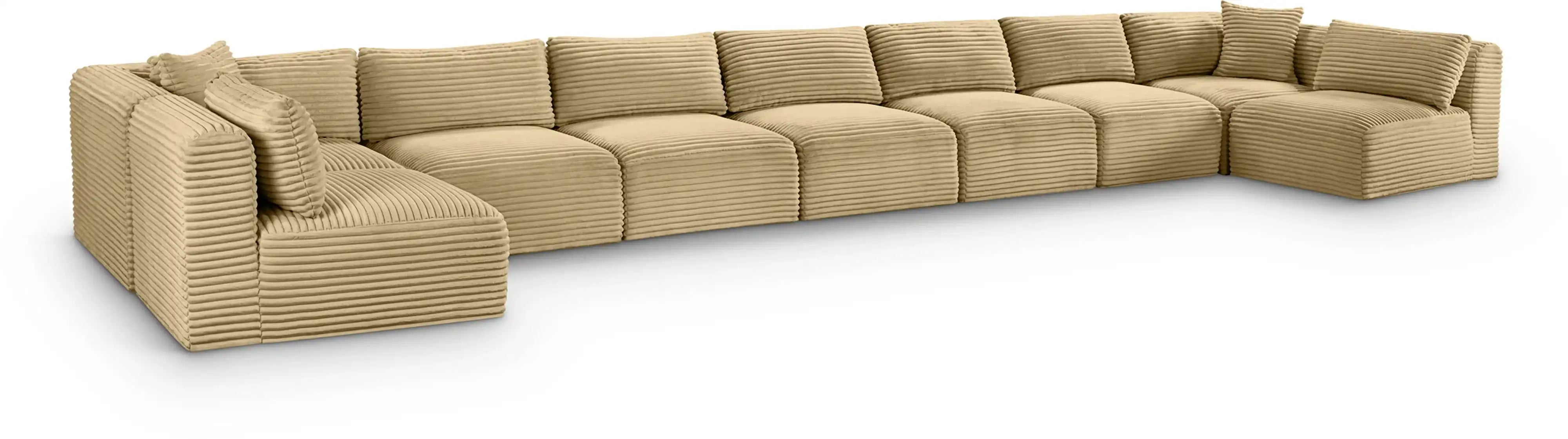 Shaggy - 9 Piece Modular Sectional - Best Buy Furniture