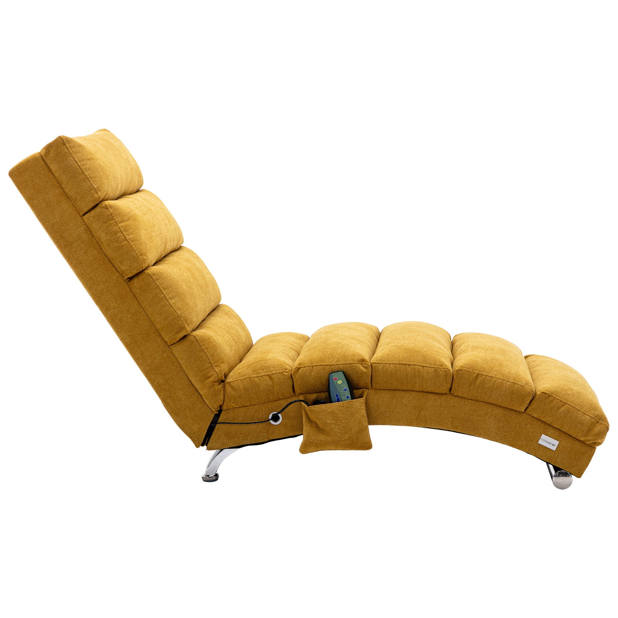 Massage Chaise Lounge Indoor With Remote Control, Ergonomic Electric Massage Lounger - Best Buy Furniture