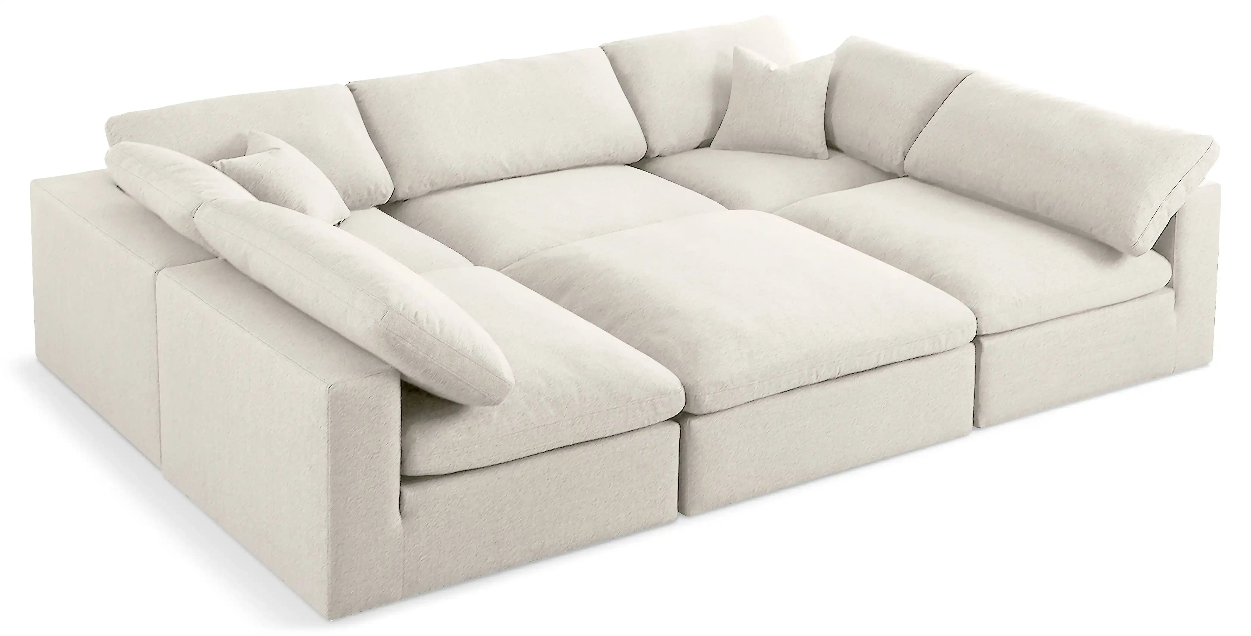 Serene - 6 Piece Modular Sectional - Best Buy Furniture