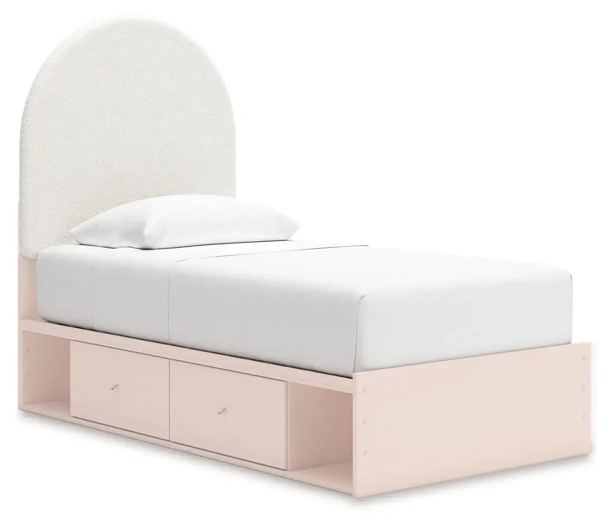 Wistenpine - Upholstered Panel Bed With Storage - Best Buy Furniture