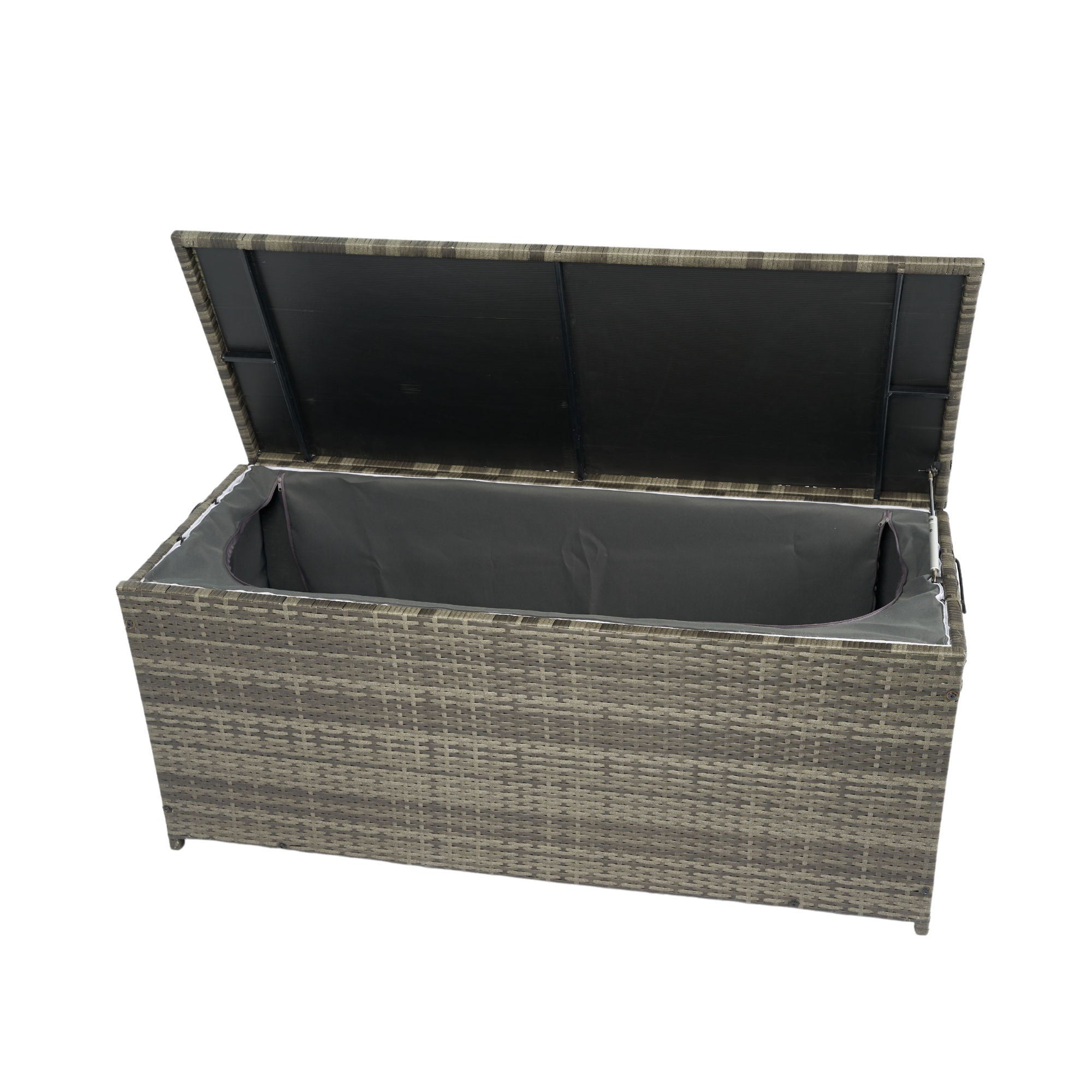 Outdoor Storage Box, Wicker Patio Deck Boxes With Lid, Outdoor Cushion Storage For Kids Toys, Pillows, Towel, Wicker - Best Buy Furniture