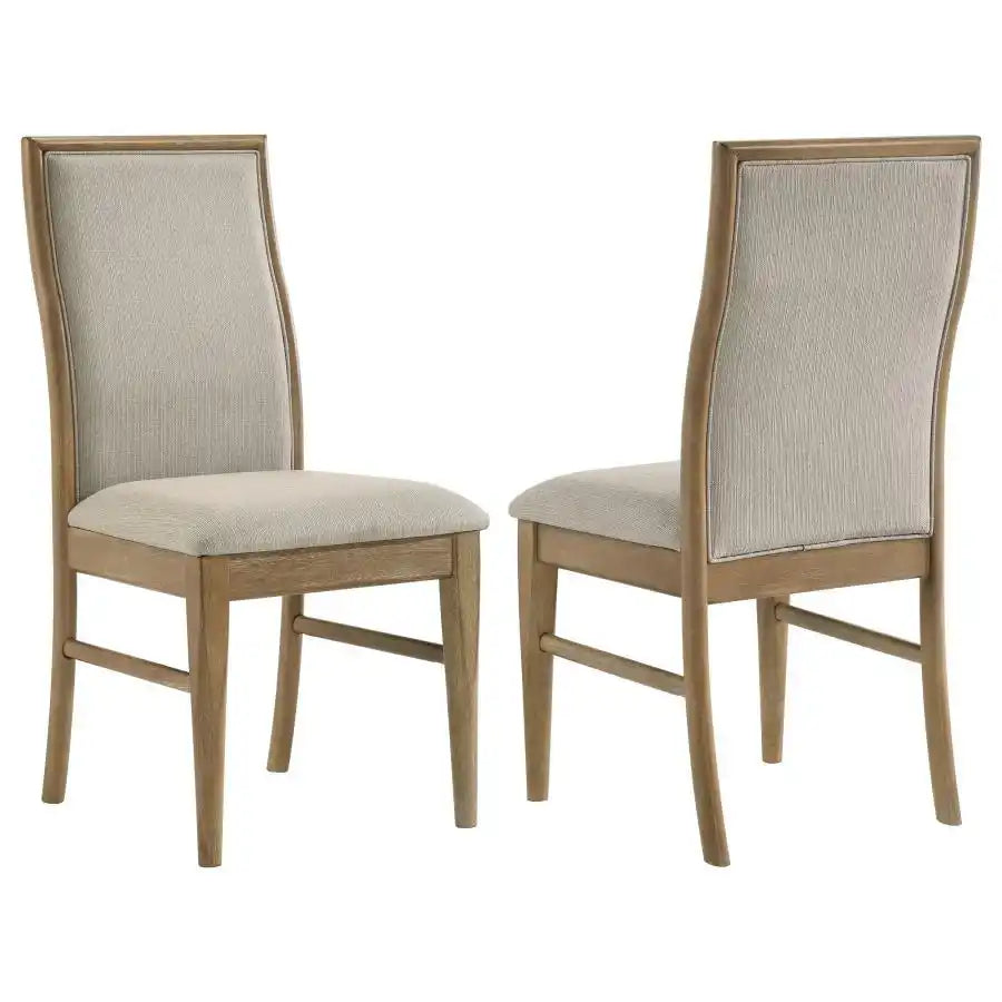 Adina - Upholstered Dining Side Chair (Set of 2) - Barley - Best Buy Furniture