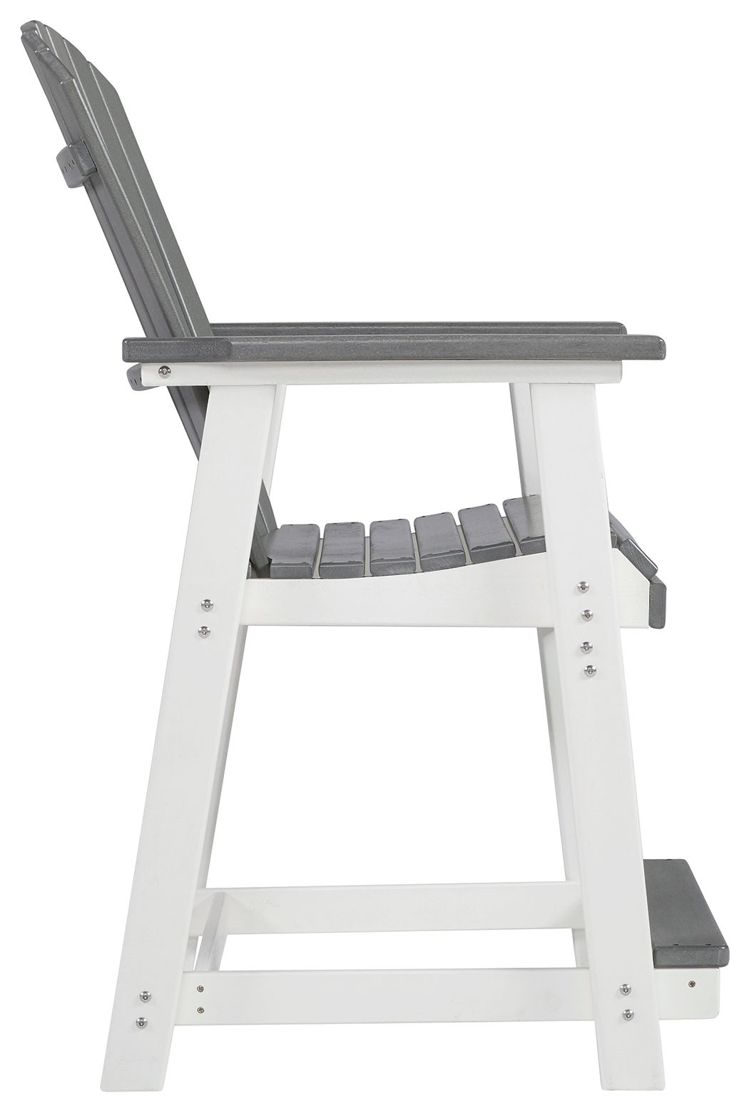 Transville - Barstool (Set of 2) - Gray / White - Best Buy Furniture