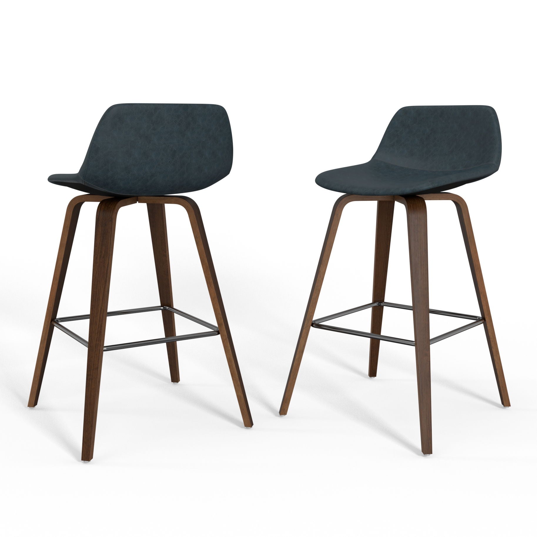 Randolph Bentwood - Counter / Bar Height Stool (Set of 2) - Best Buy Furniture