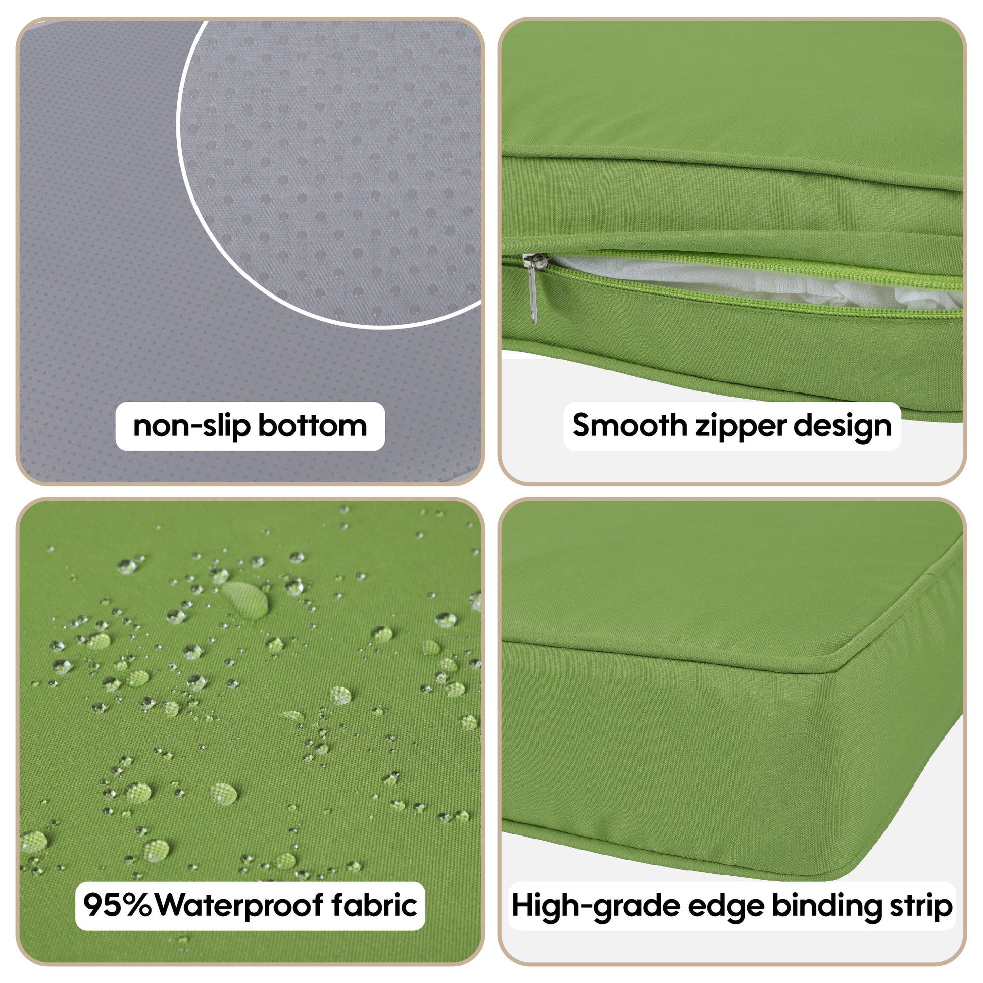 Cushion Covers For 7 Piece Wicker Sectional Sofa, 14 Pack Seat And Back Slipcovers With Zipper - Best Buy Furniture
