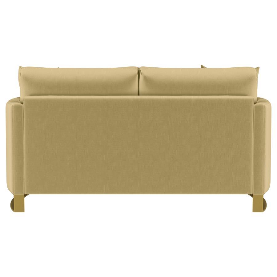 Corliss - Upholstered Arched Arm Loveseat - Best Buy Furniture