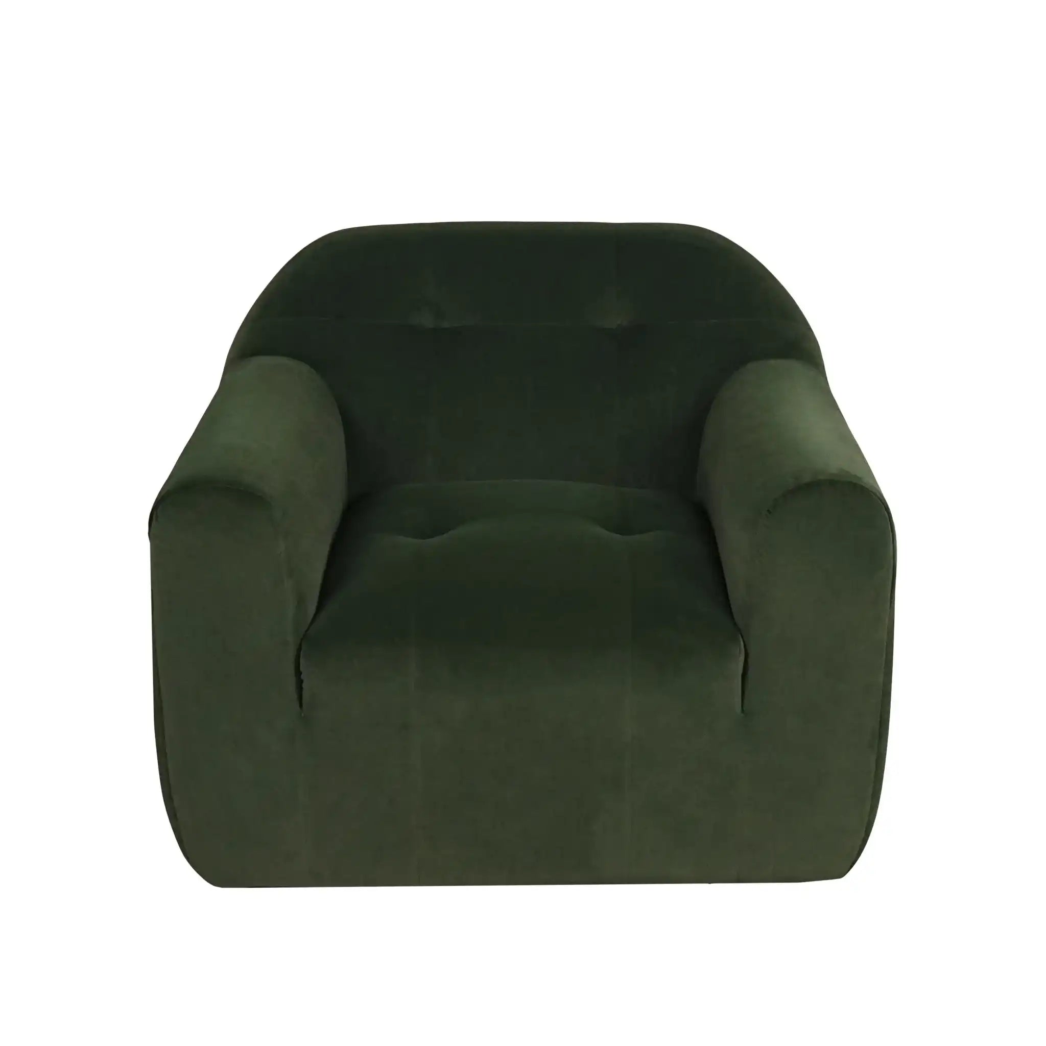 Harmonara - Boucle Upholstered Club Chair With Blind Tufting - Best Buy Furniture