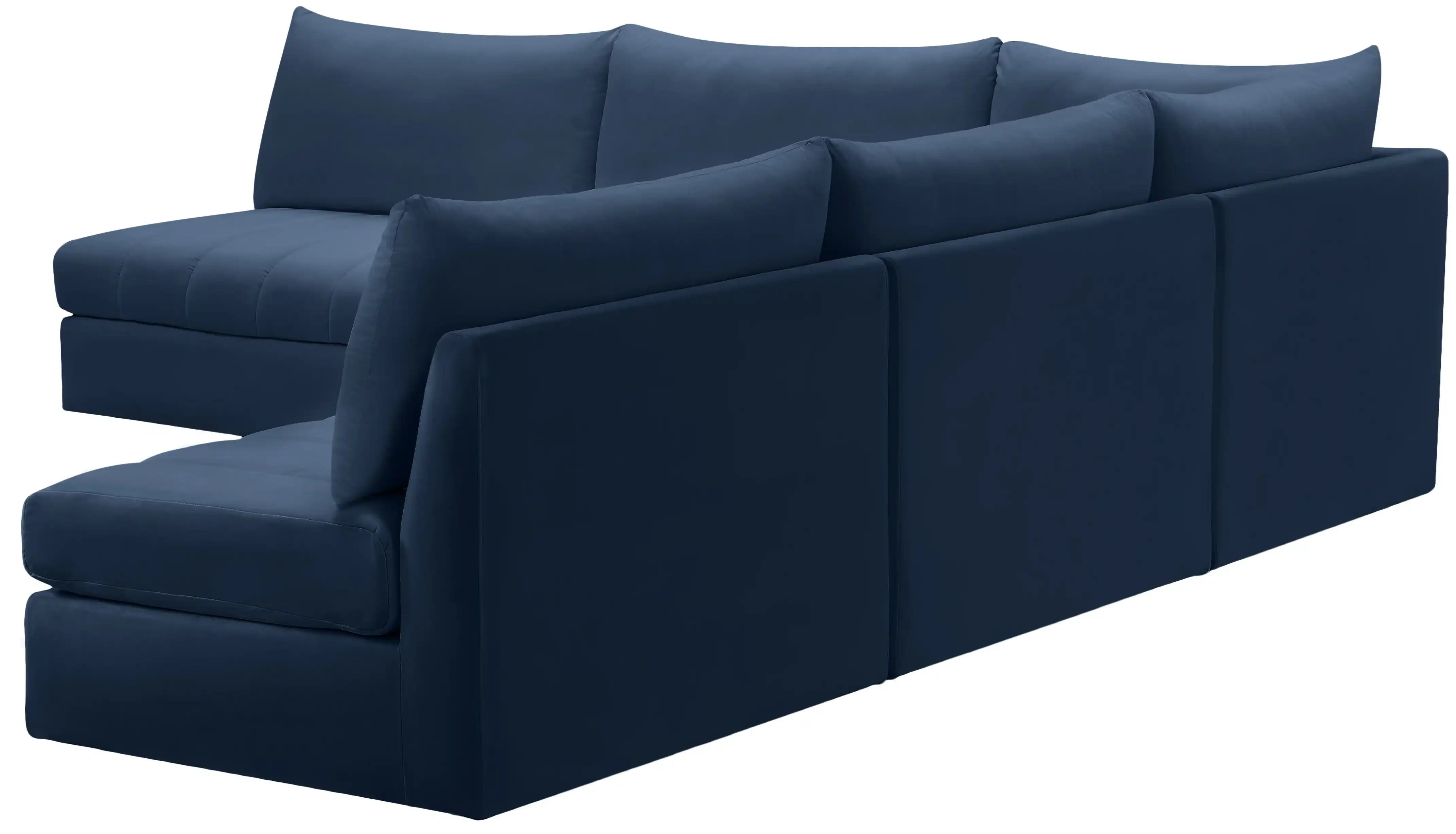 Jacob - Modular Corner Armless Sectional 5 Piece - Best Buy Furniture