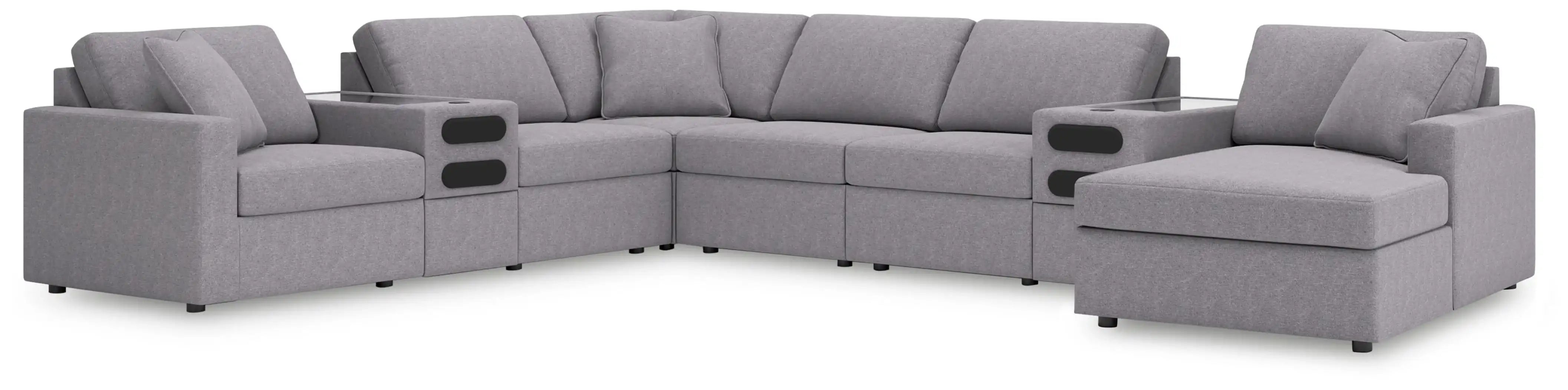 Modmax - Granite - Sectional - Best Buy Furniture