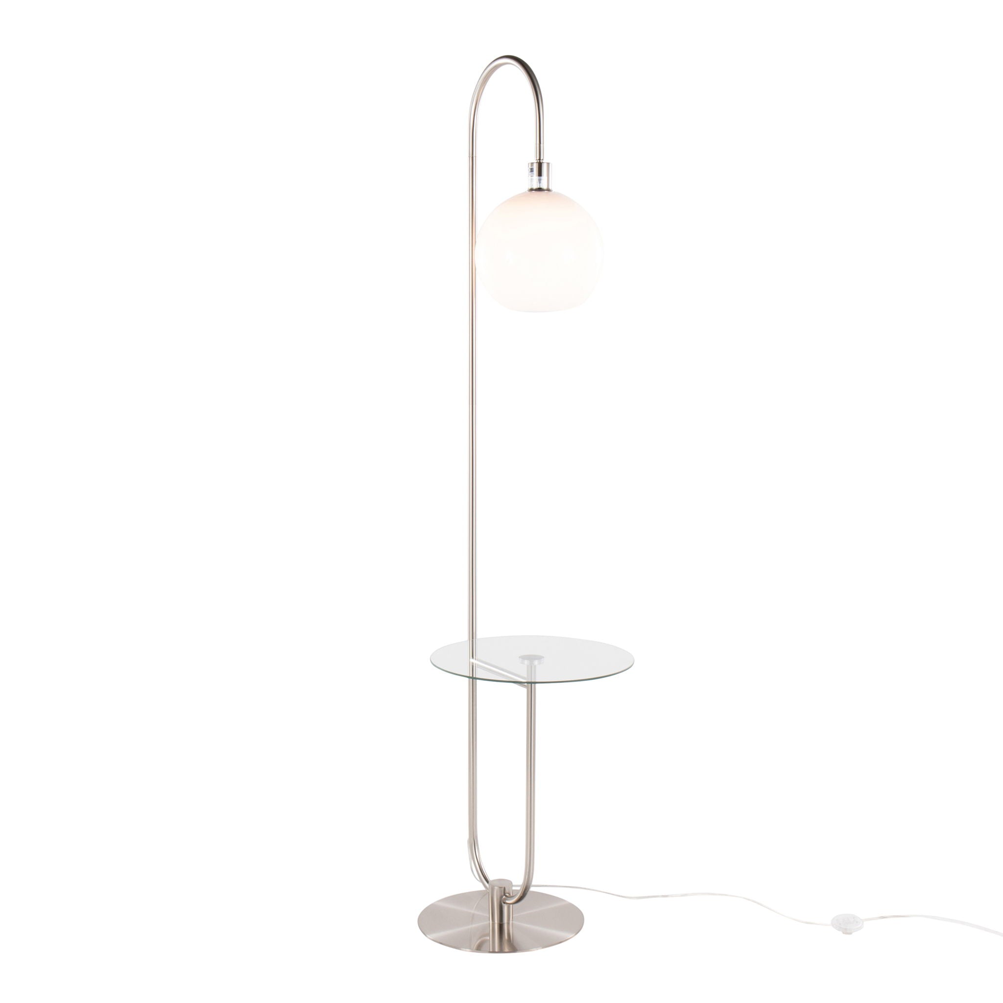 Trombone - Contemporary / Glam Floor Lamp - Best Buy Furniture
