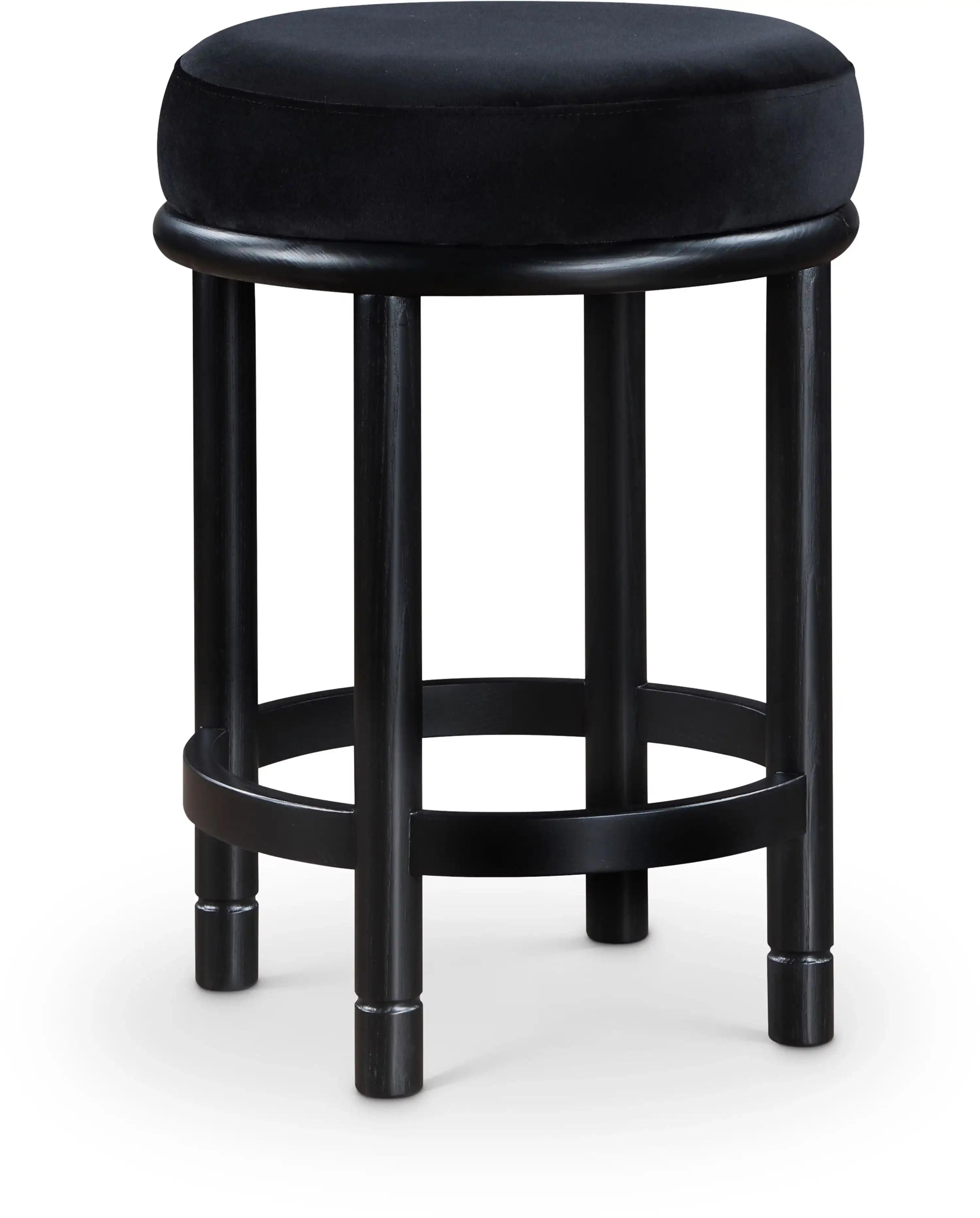 Monette - Counter Stool With Black Base - Best Buy Furniture