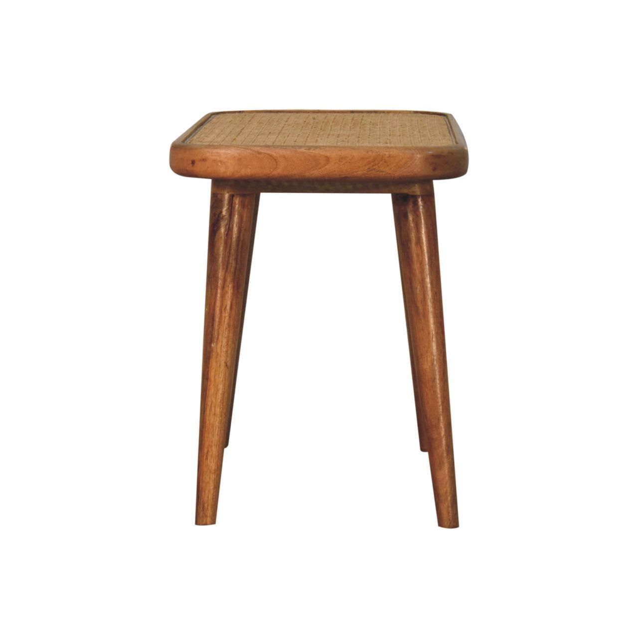 Larissa - Rattan Bench - Oak - Best Buy Furniture