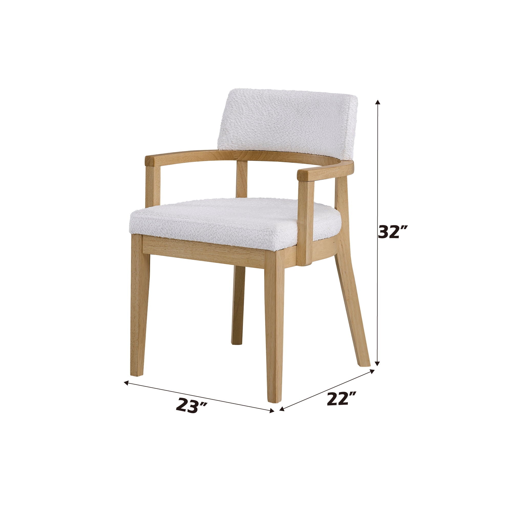 Kasem - Gorge Fabric Side Chair (Set of 2) - White - Best Buy Furniture