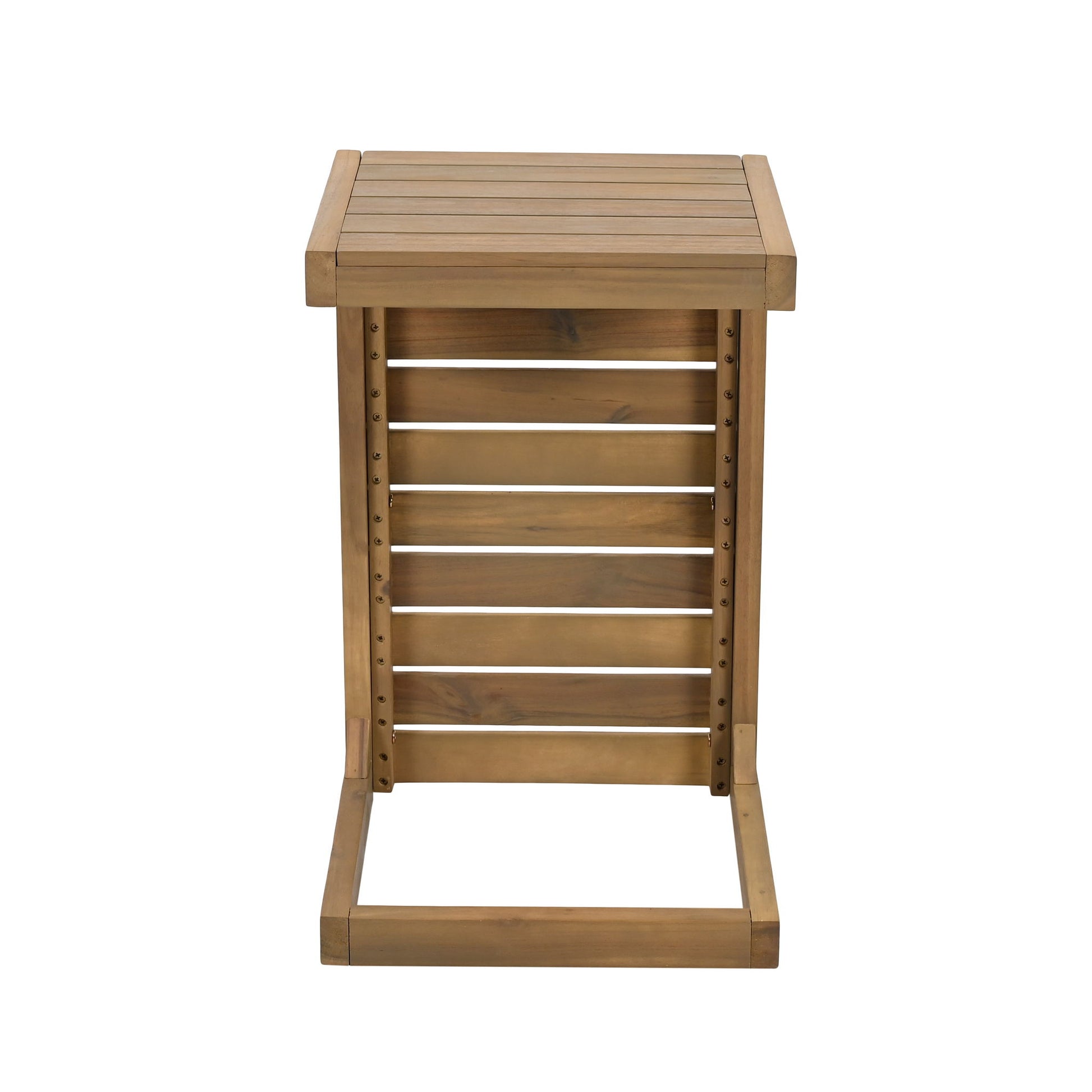 Aluminum Outdoor C - Shaped Side Table For Patio - Best Buy Furniture