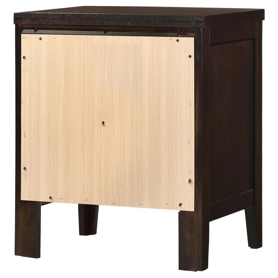 Carlton - 2-Drawer Nightstand - Cappuccino - Best Buy Furniture