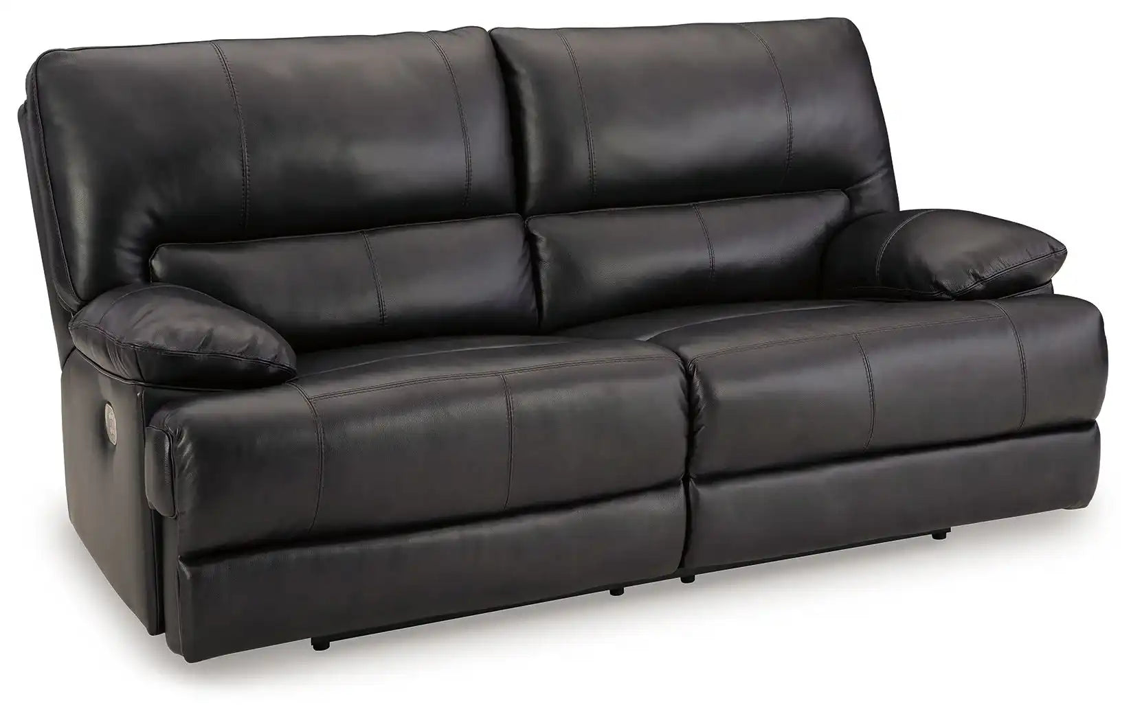 Mountainous - 2 Seat Power Reclining Sofa With Adj Headrest - Eclipse - Best Buy Furniture