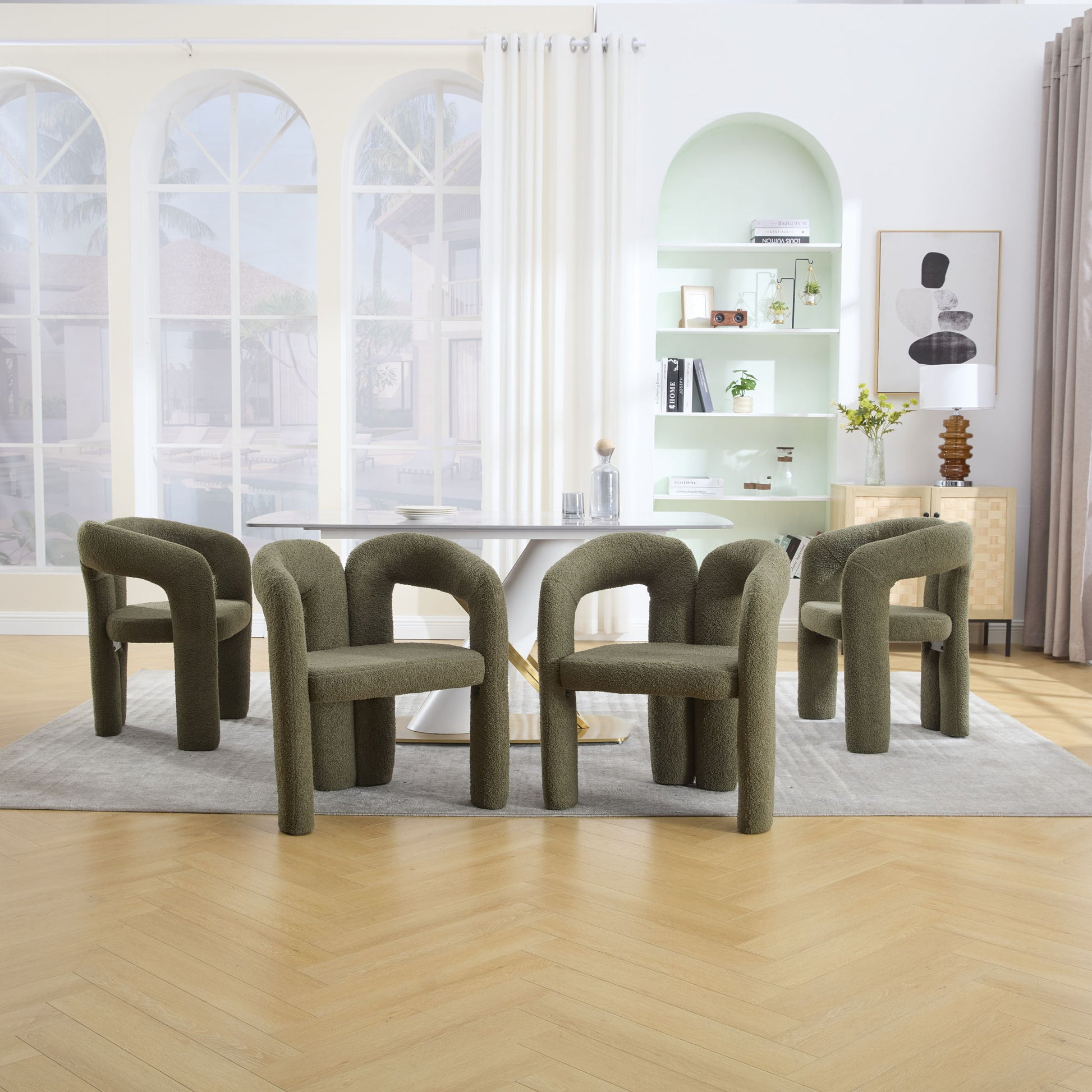 Coolmore Contemporary Designed Accent / Dining Chair With Armrests - Best Buy Furniture