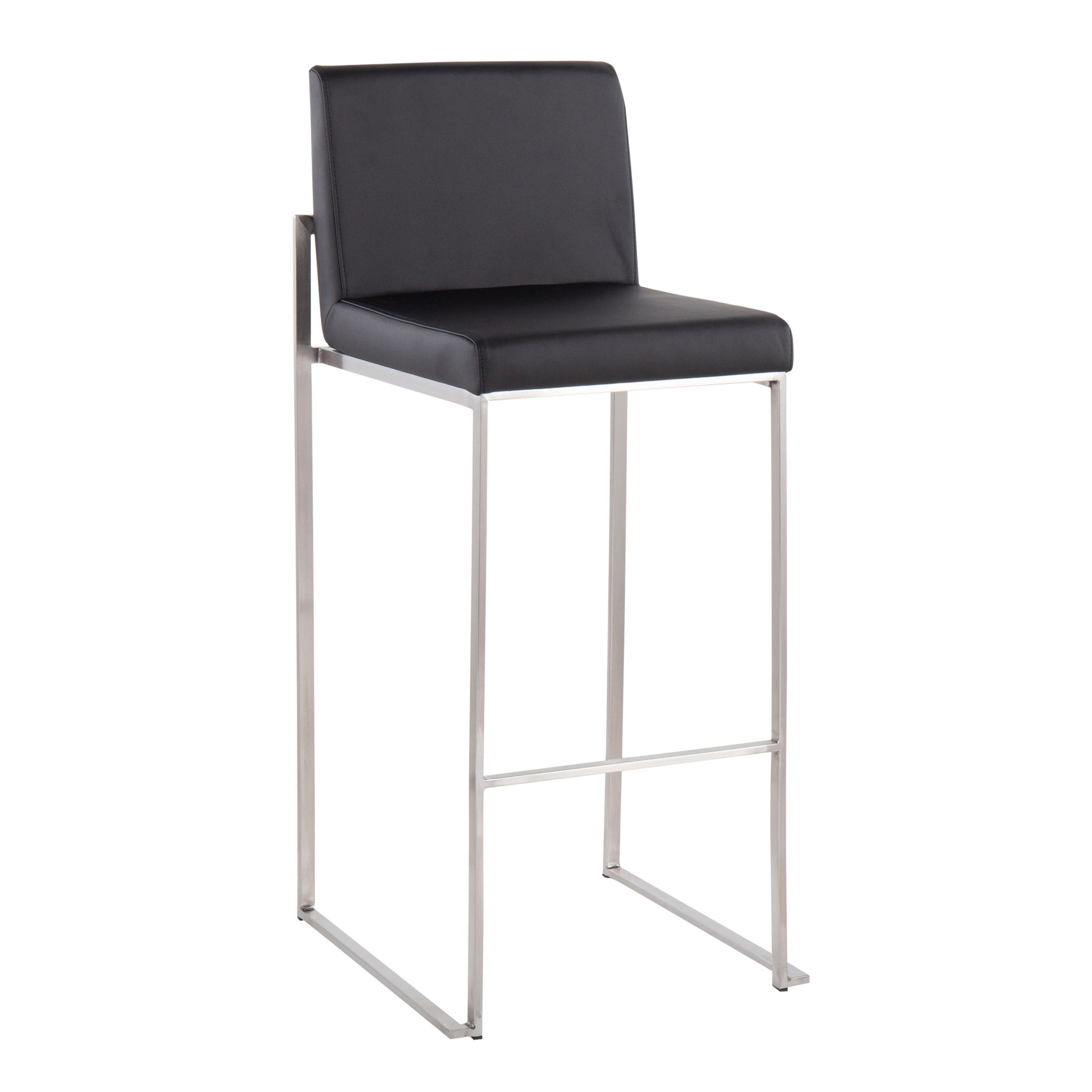 Fuji - Contemporary And Modern Elegance High Back Barstool - Best Buy Furniture