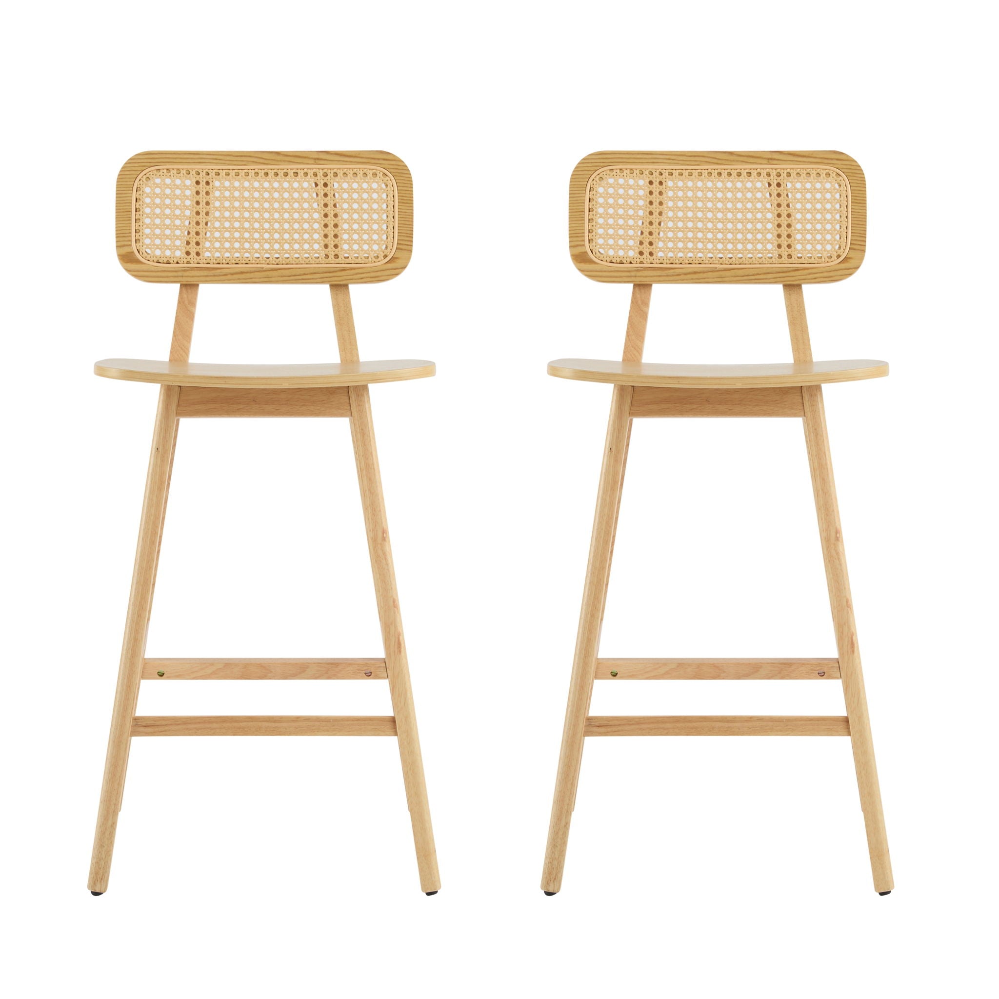 Bari - Indoor Wood Barstool (Set of 2) - Best Buy Furniture