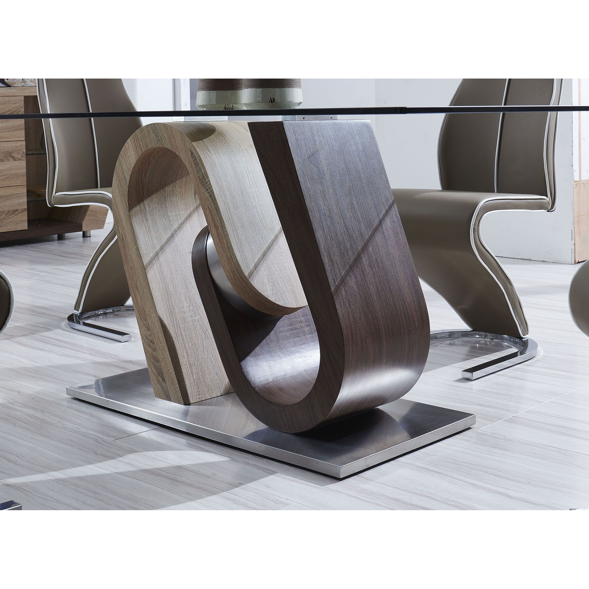 Tony - Dining Table - Brown / Beige - Best Buy Furniture