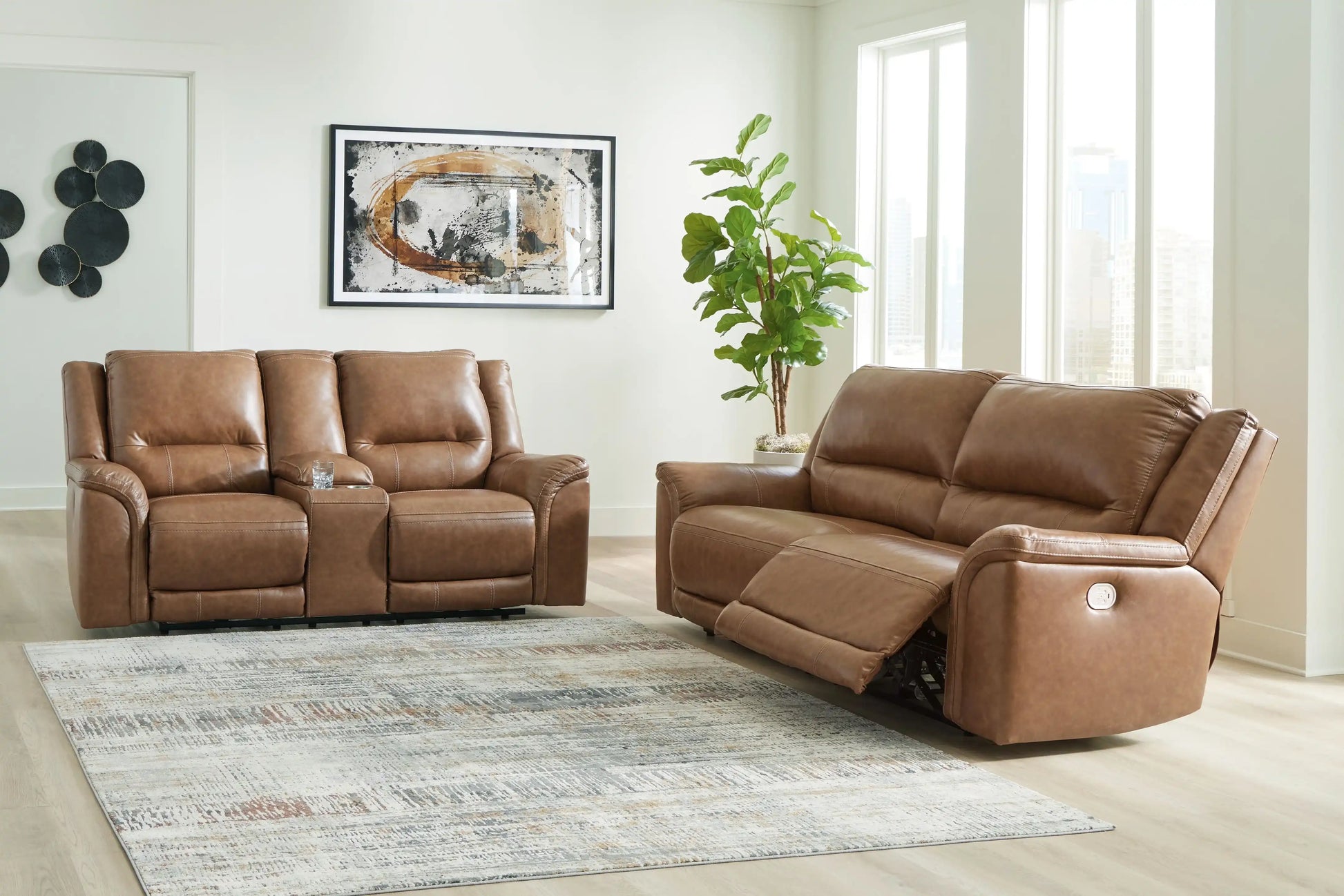 Trasimeno - Power Reclining Living Room Set - Best Buy Furniture