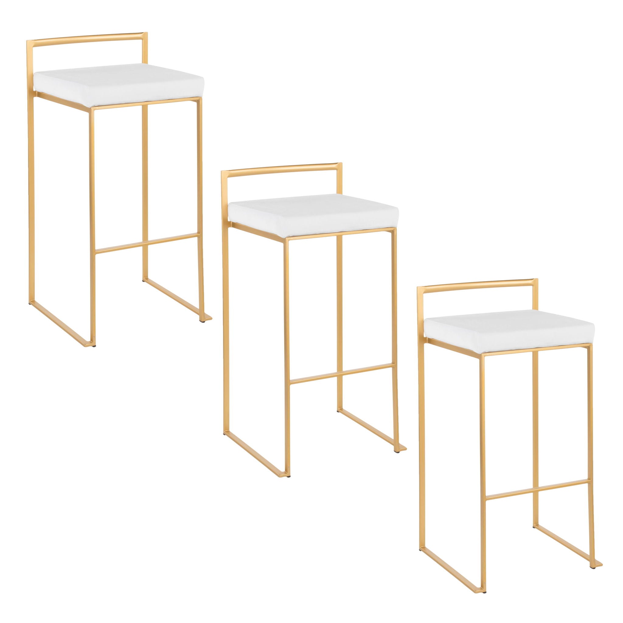 Fuji - Contemporary / Glam & Quality Construction Barstool - Best Buy Furniture