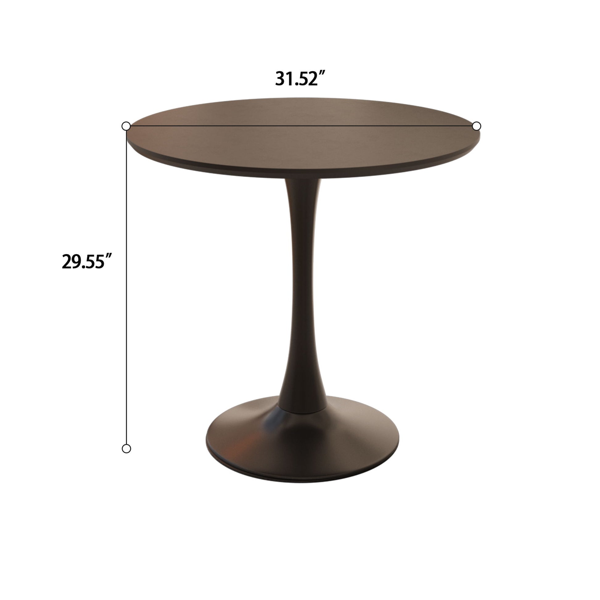 Round Dining Table Set With Tulip Design And 2 Chairs - Best Buy Furniture