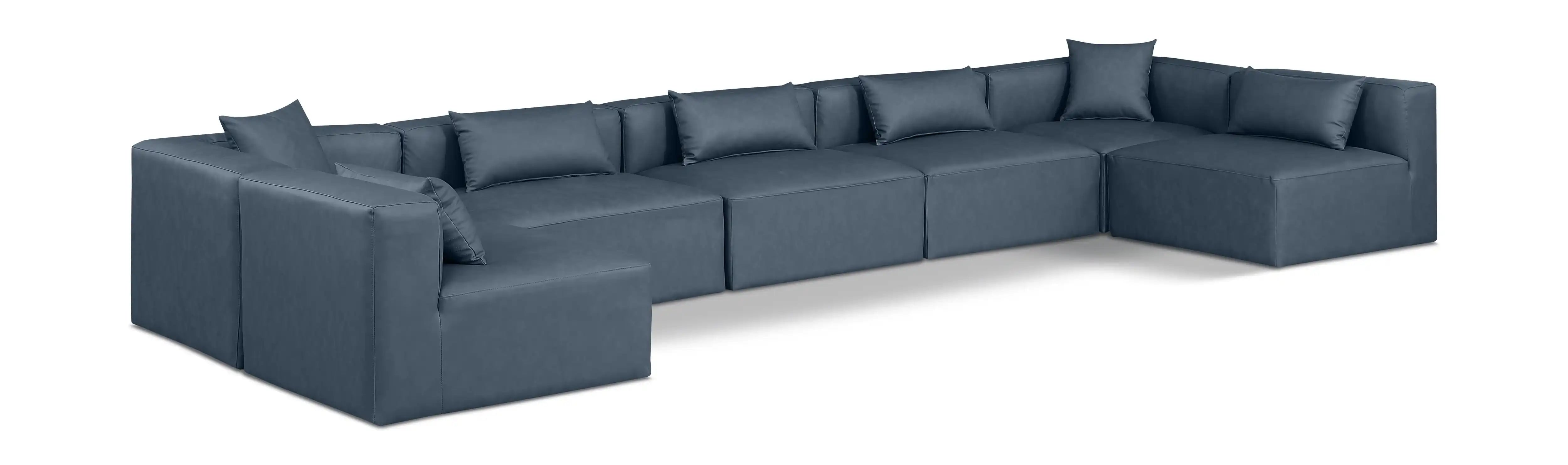 Cube - 7 Piece Modular U-Shaped Sectional - Best Buy Furniture