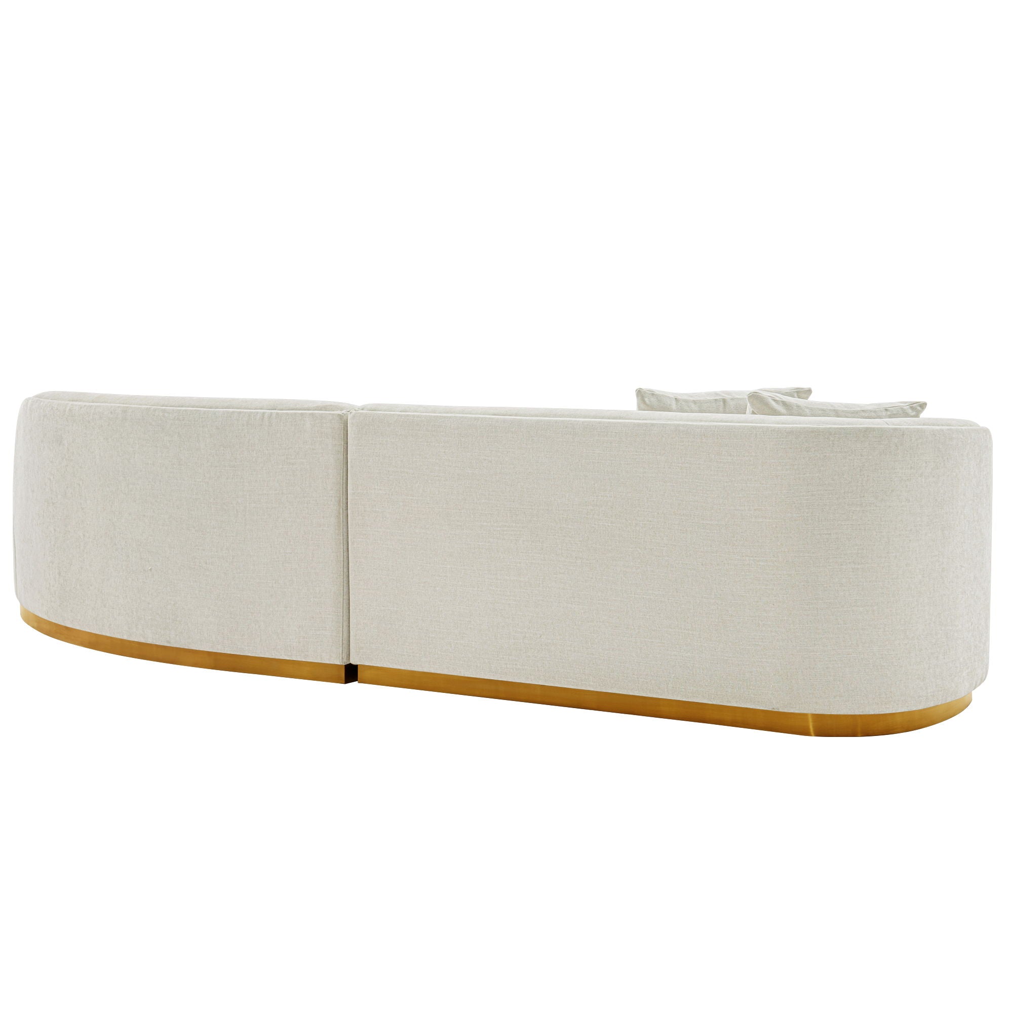 Daria - Sofa Sectional With Pillows, 2 Piece Design