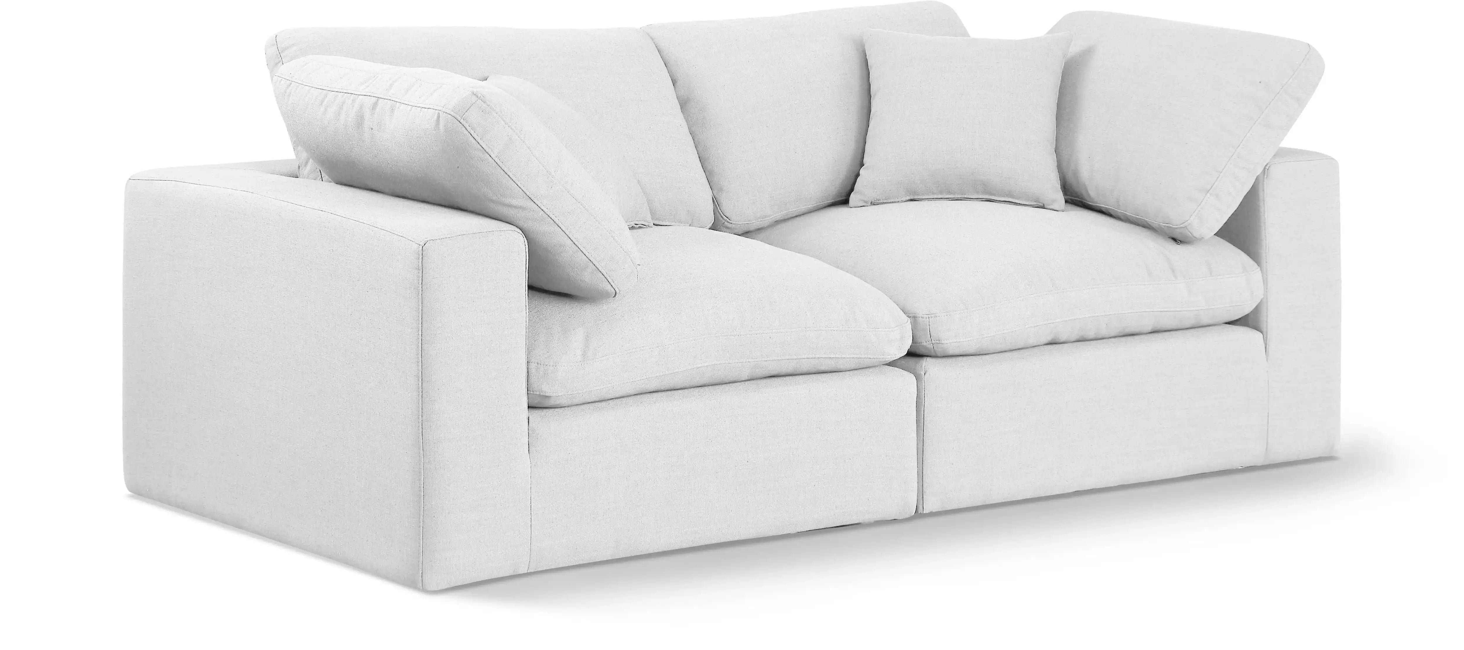 Comfy - Linen Modular Sofa 2 Seats - Best Buy Furniture