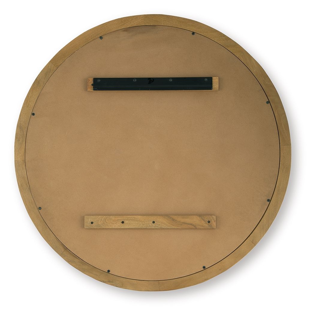 Yadiel - Accent Mirror - Brown - Best Buy Furniture