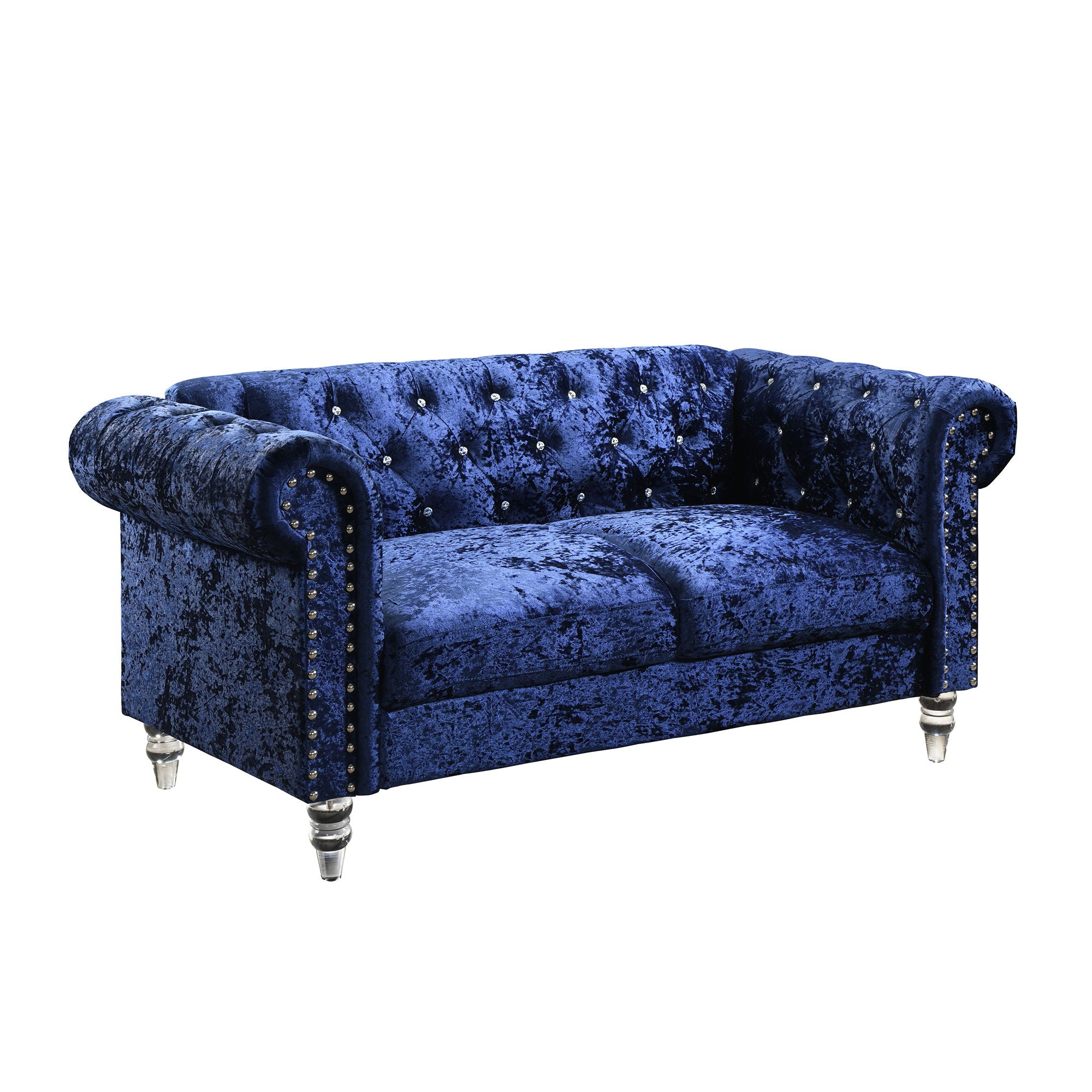 Anina - Loveseat - Blue - Best Buy Furniture