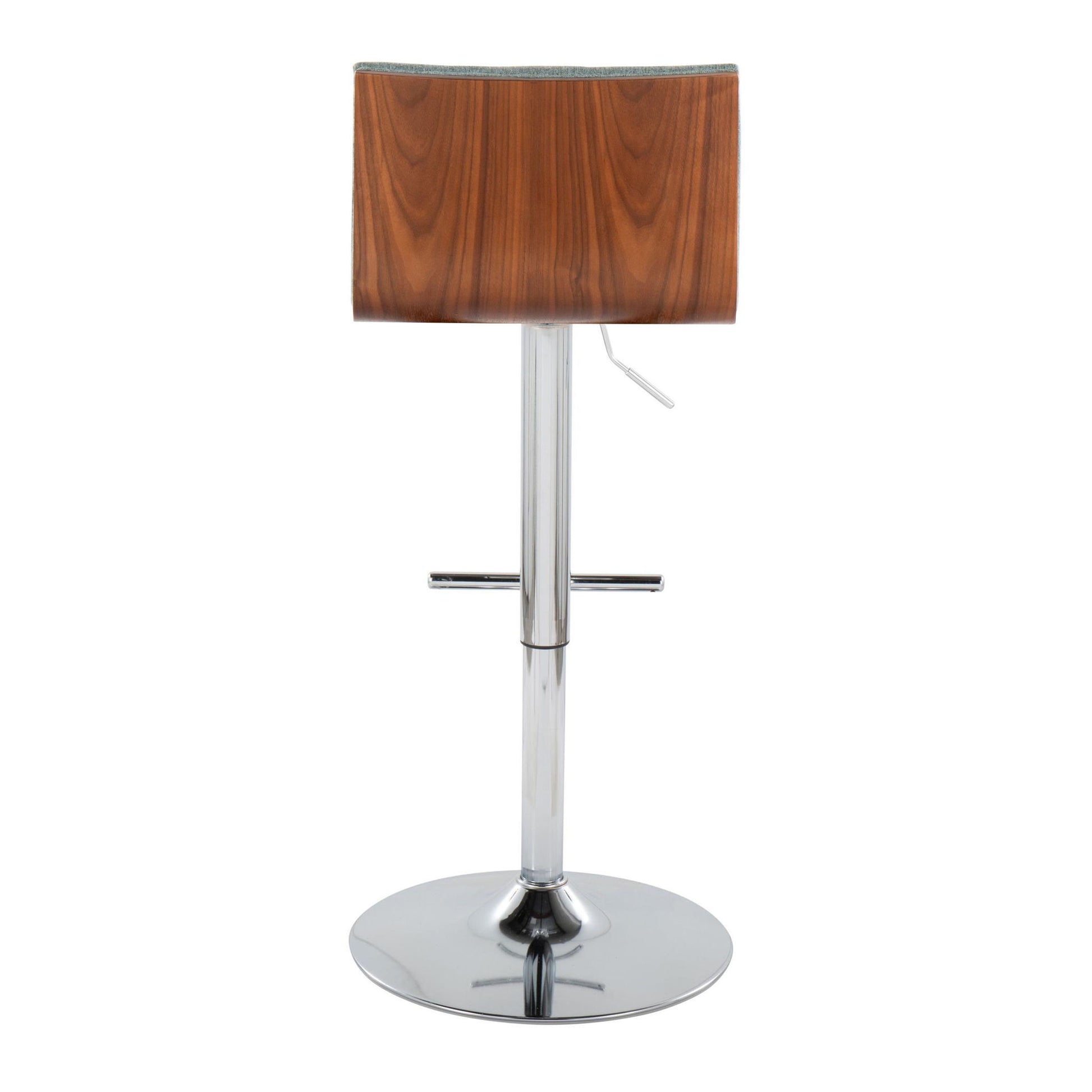 Mason - Contemporary Adjustable Barstool & Swivel With Straight T Footrest (Set of 2) - Best Buy Furniture