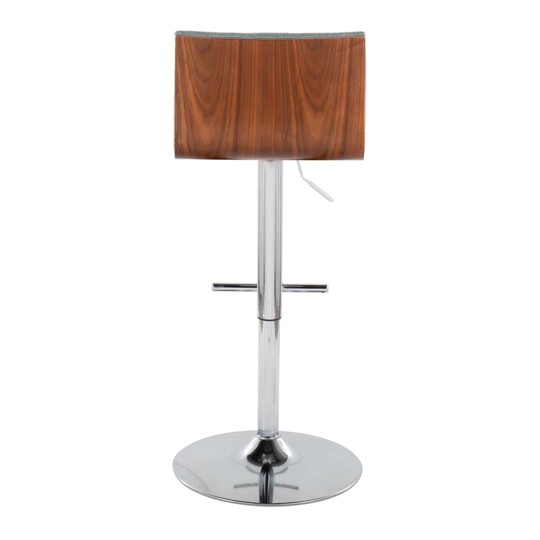 Mason - Contemporary Adjustable Barstool & Swivel With Straight T Footrest (Set of 2) - Best Buy Furniture