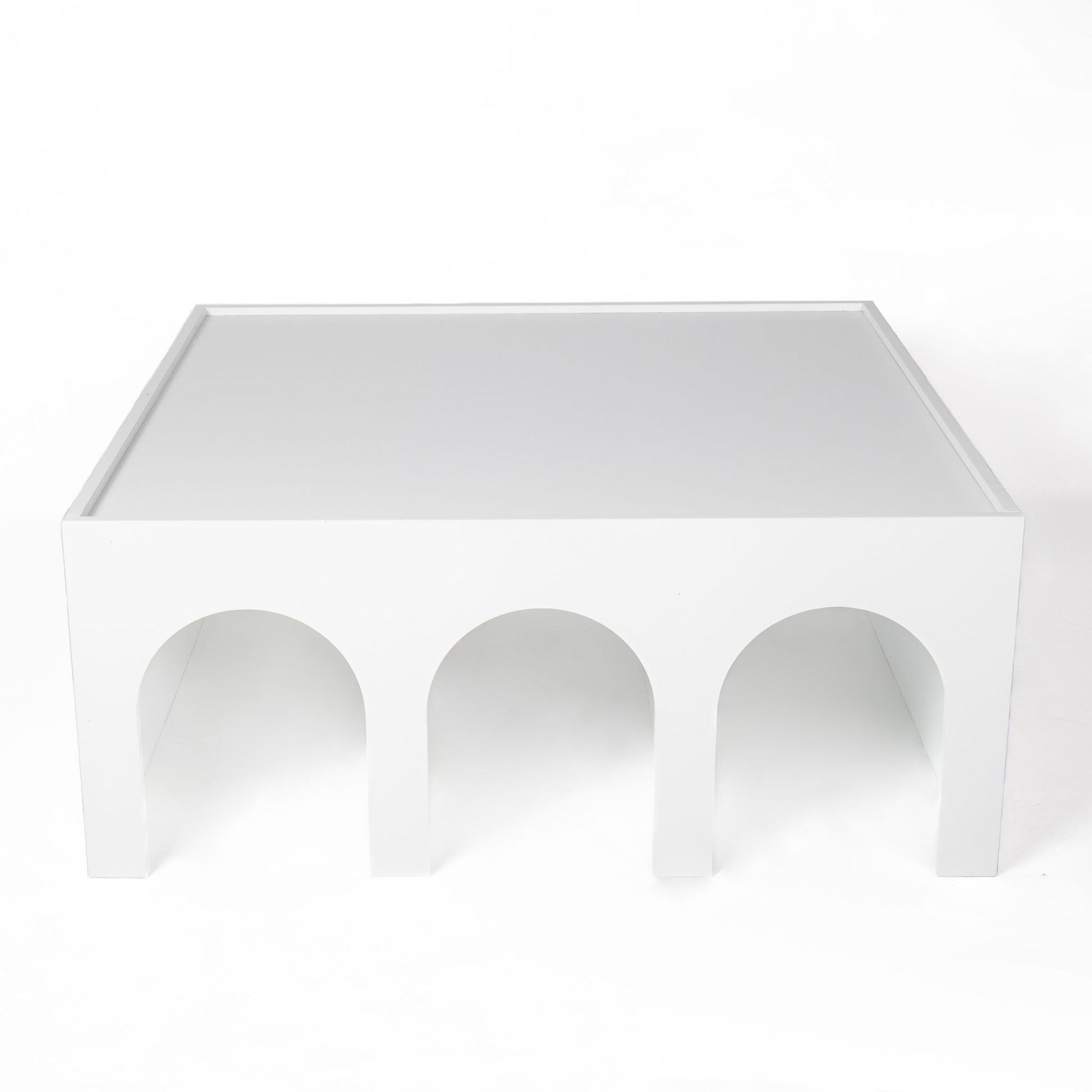 Multifunctional 4 Tier Book Shelf & Coffee Table For Living Room Bedroom Dining Room Study Entryway, Creative Furniture Floor Bookshelf, Minimalist Organizer Storage Shelves - White - Best Buy Furniture