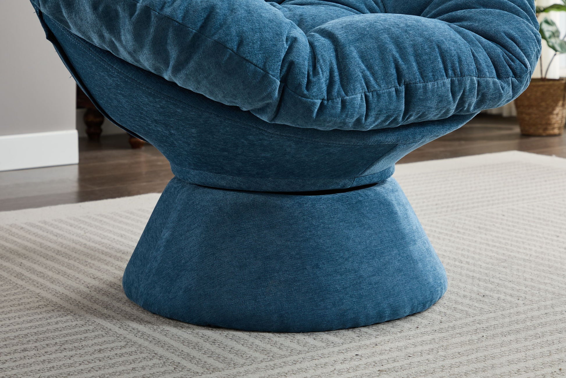 Oversized Swivel Accent Chair, 360 Swivel Barrel Chair, Papasan Chair For Living Room Bedroom - Best Buy Furniture