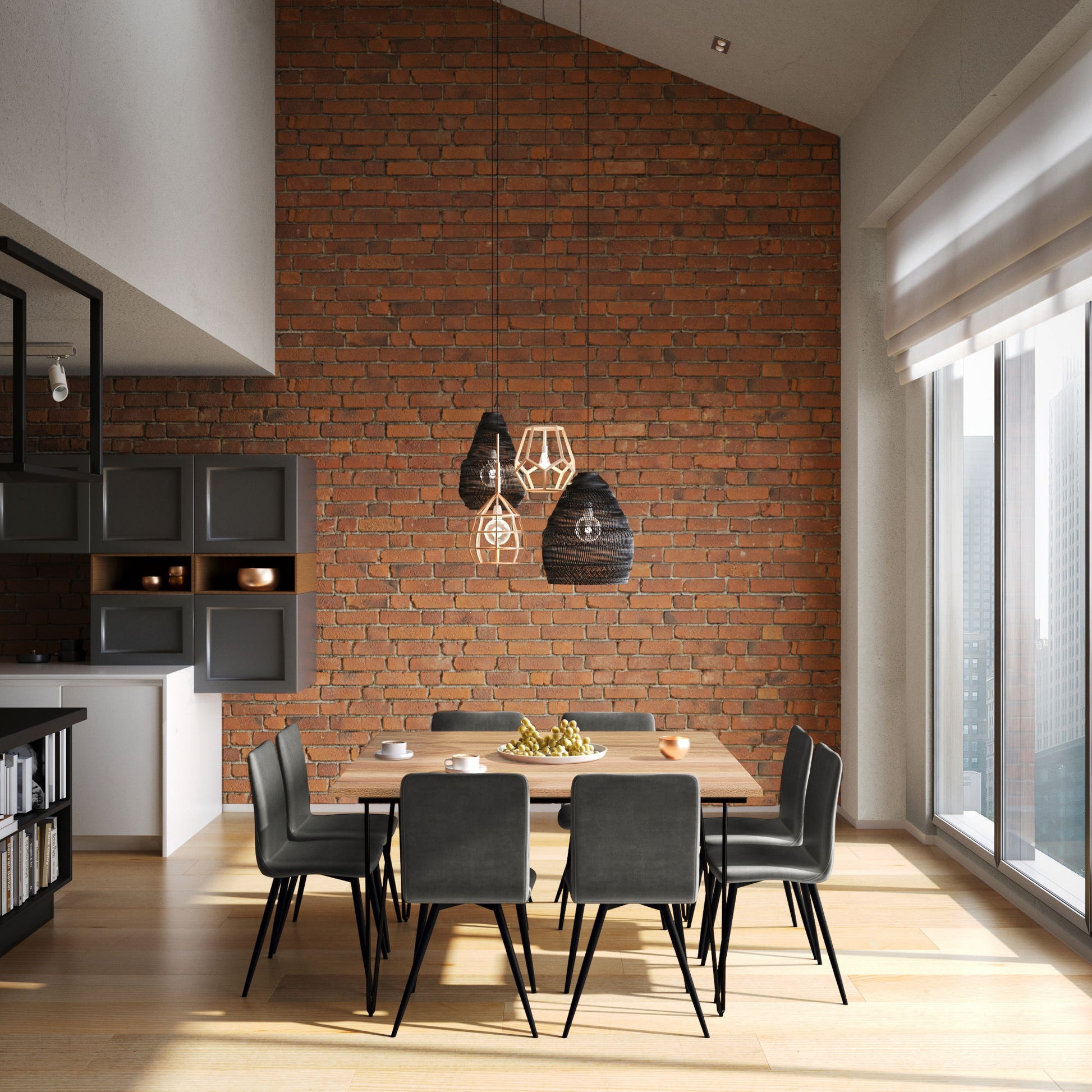 Hunter - Square Tabletop Dining Table - Best Buy Furniture