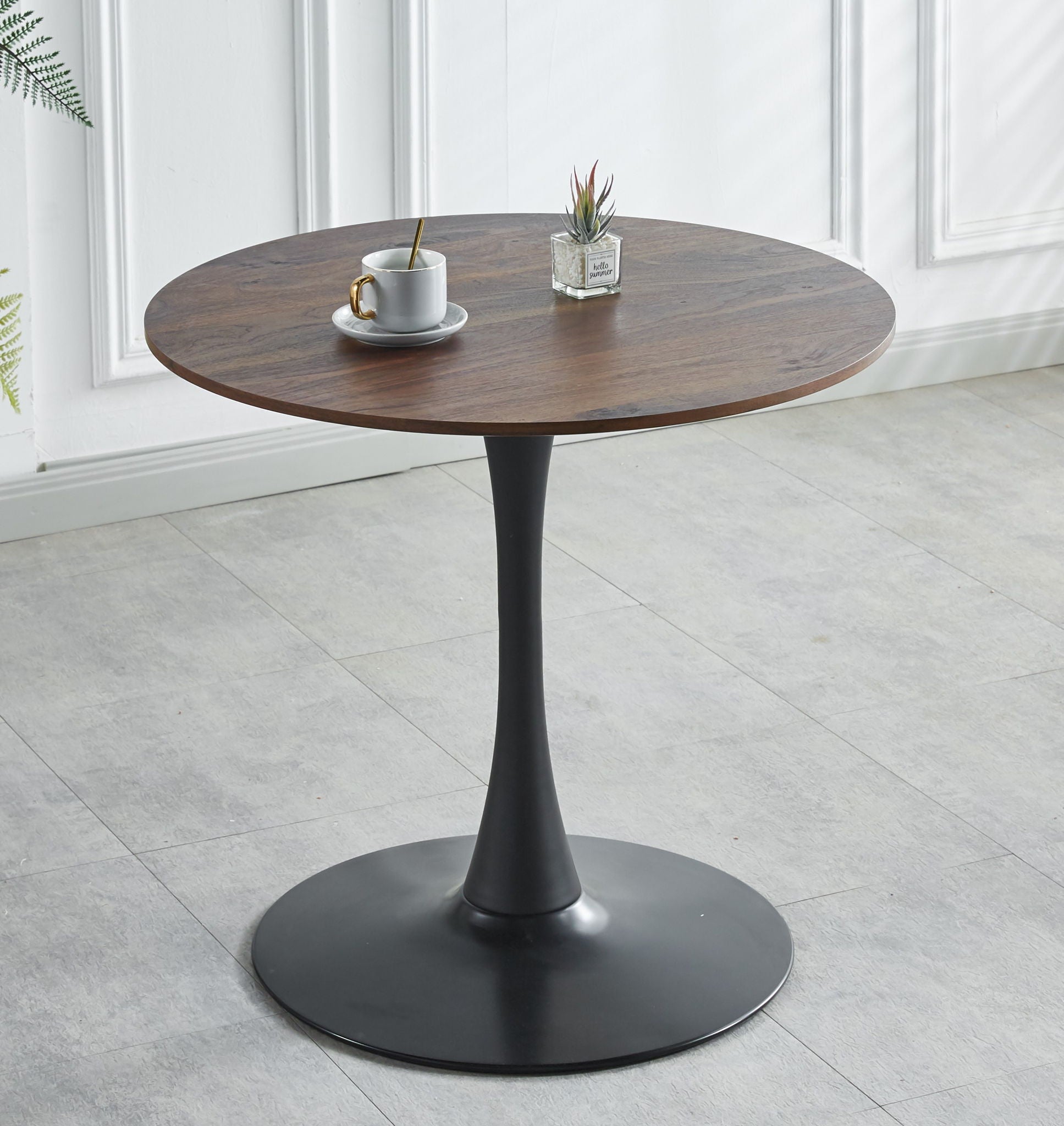Tulip Table Mid-Century Dining Table With Round MDF Table Top, Pedestal Dining Table, End Table Leisure Coffee Table - Best Buy Furniture