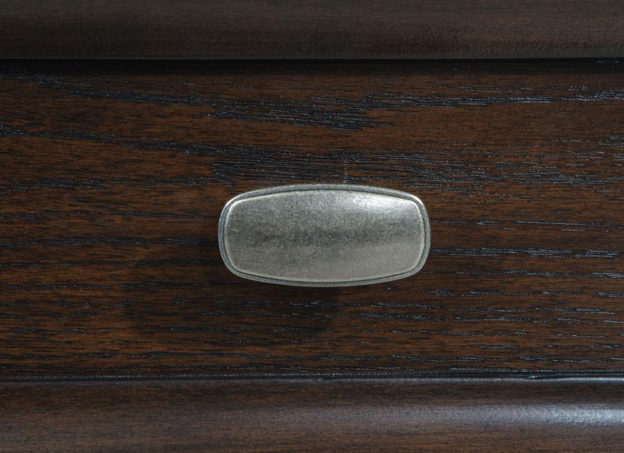 Andover - 1-Drawer Nightstand Bedside Table - Dark Oak - Best Buy Furniture