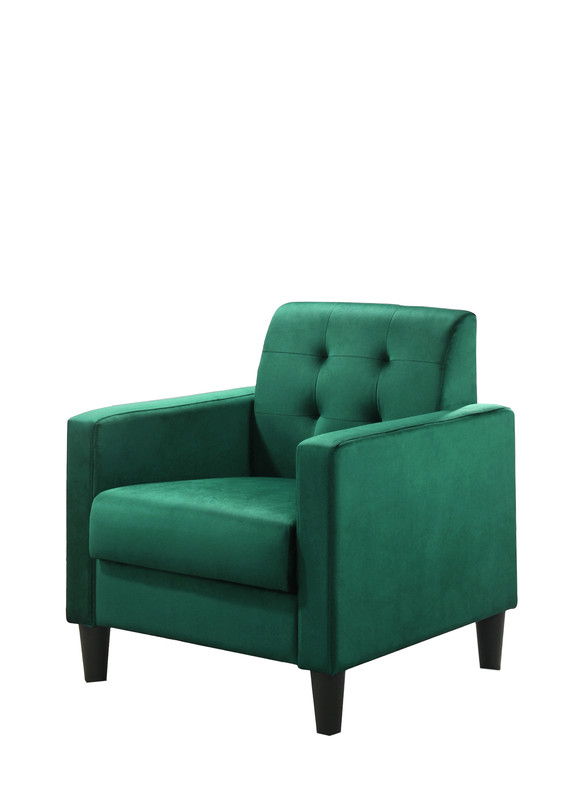 Hale - Velvet Accent Armchair With Tufting - Best Buy Furniture