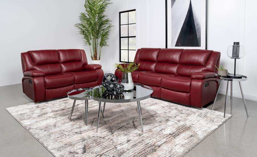 Camila - Upholstered Reclining Sofa Set - Best Buy Furniture